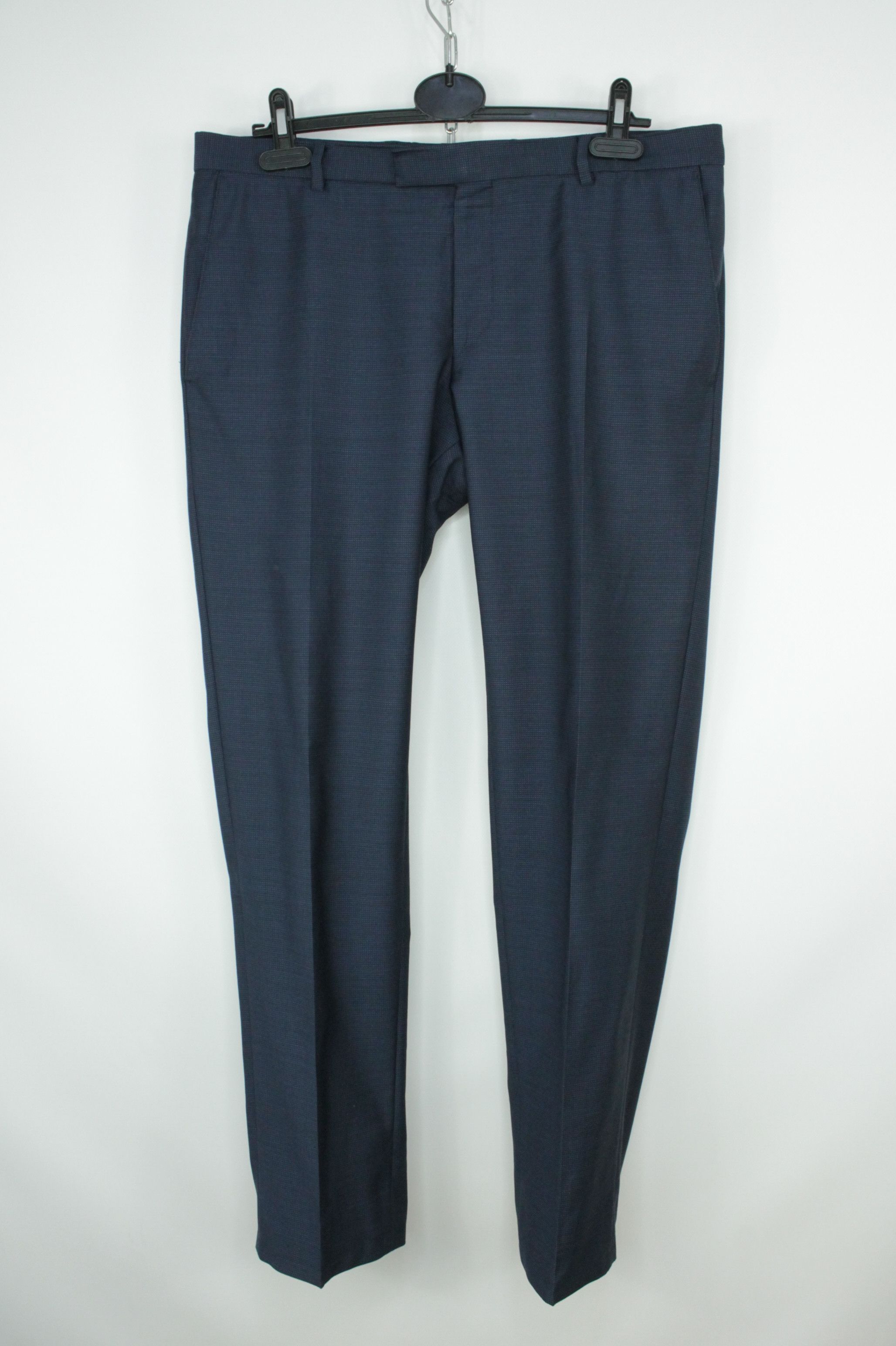 Strellson Strellson Allen/Mercer Slim Fit Blue Wool Formal Men's Suit Size 40R - 12 Thumbnail