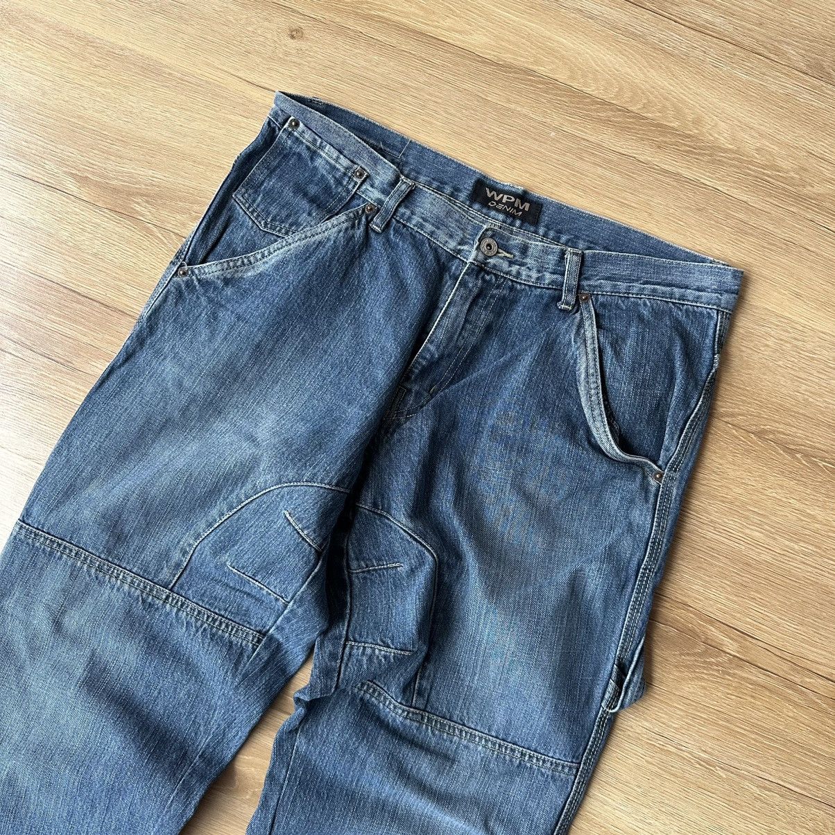Other Vintage WPM Work Wear Double Knee Carpenter Jeans Y2K Size US 36 / EU 52 - 5 Thumbnail