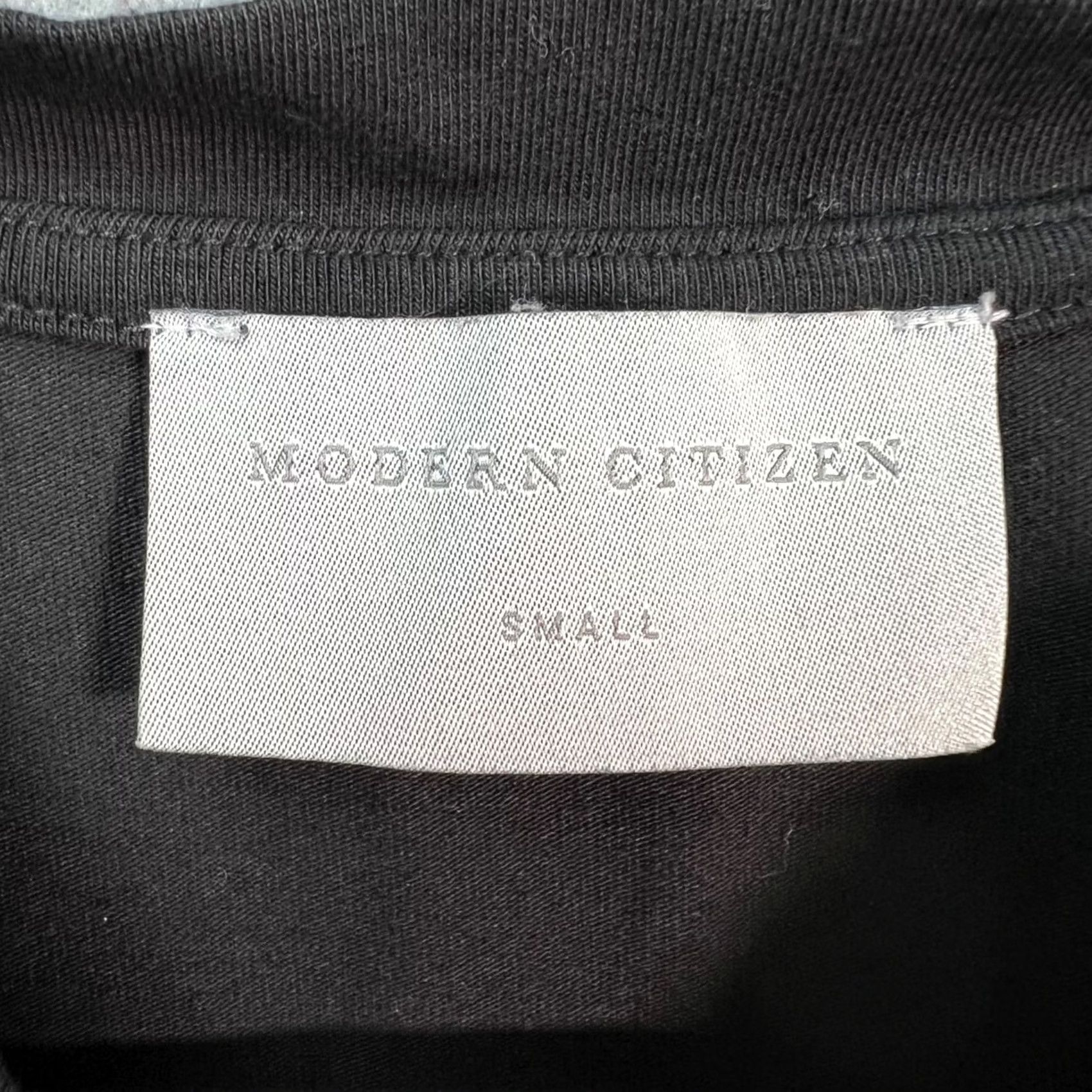 Citizen Modern Citizen Tank Top Womens Small Black Sleeveless Organic Cotton Blend Crew Neck Casual All Season Regular Fit Size S / US 4 / IT 40 - 3 Thumbnail