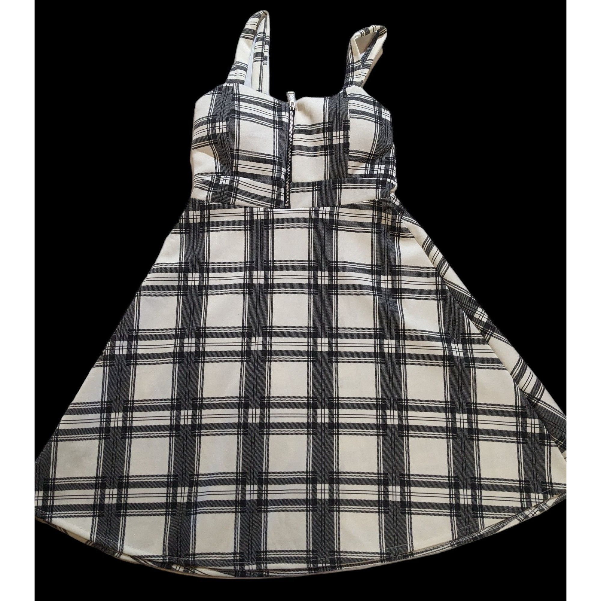 Moda Italia Plaid Summer Dress