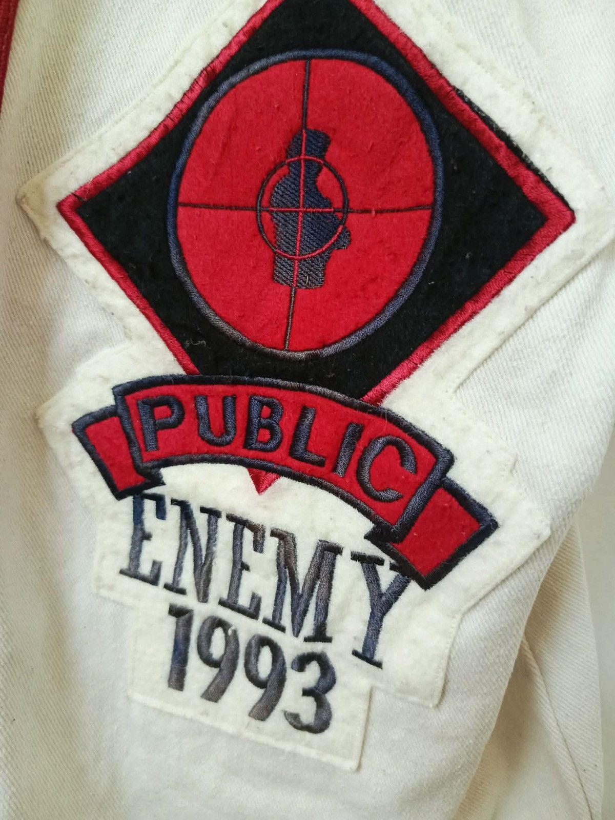 Public Enemy Vintage 1993 Public Enemy Baseball cotton jerseys Size US L / EU 52-54 / 3 - 7 Thumbnail
