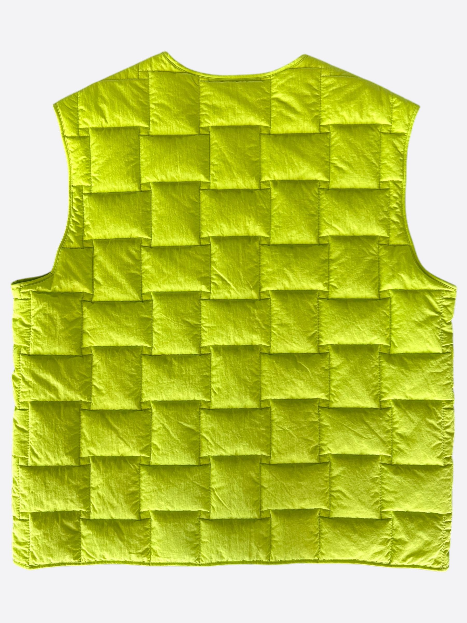 Bottega Veneta Bottega Veneta Yellow Quilted Vest Size US XL / EU 56 / 4 - 2 Thumbnail