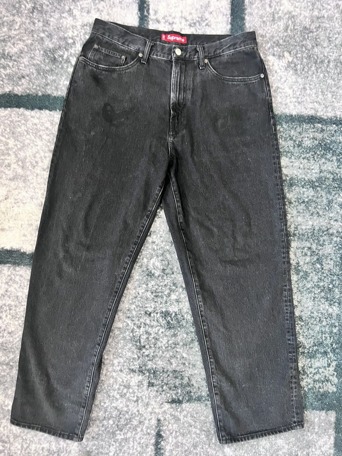 Supreme 2024 supreme baggy jeans ‘black’ Size US 32 / EU 48 - 4 Thumbnail