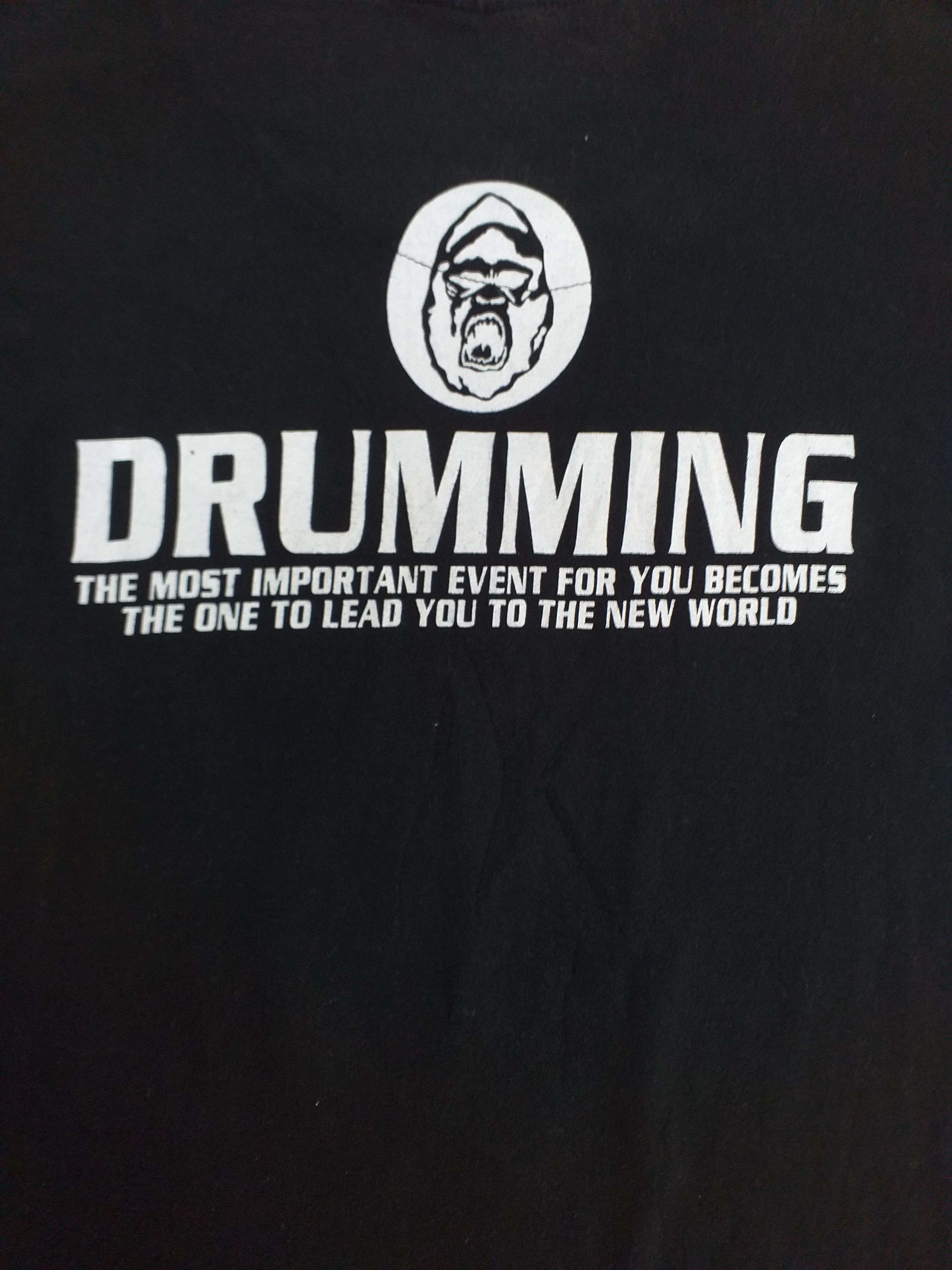 Japanese Brand Japanese Brand Drumming Gorilla Logo Medium T Shirt -A034 Size US M / EU 48-50 / 2 - 7 Thumbnail