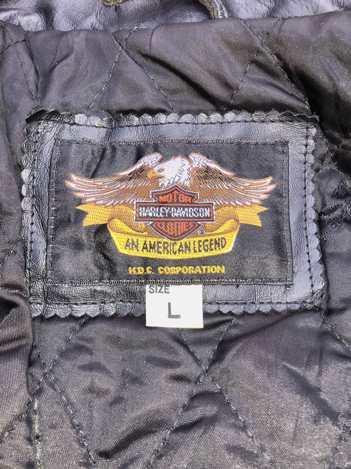 Harley Davidson HARLEY DAVIDSON LEATHER JACKET Size US L / EU 52-54 / 3 - 4 Thumbnail