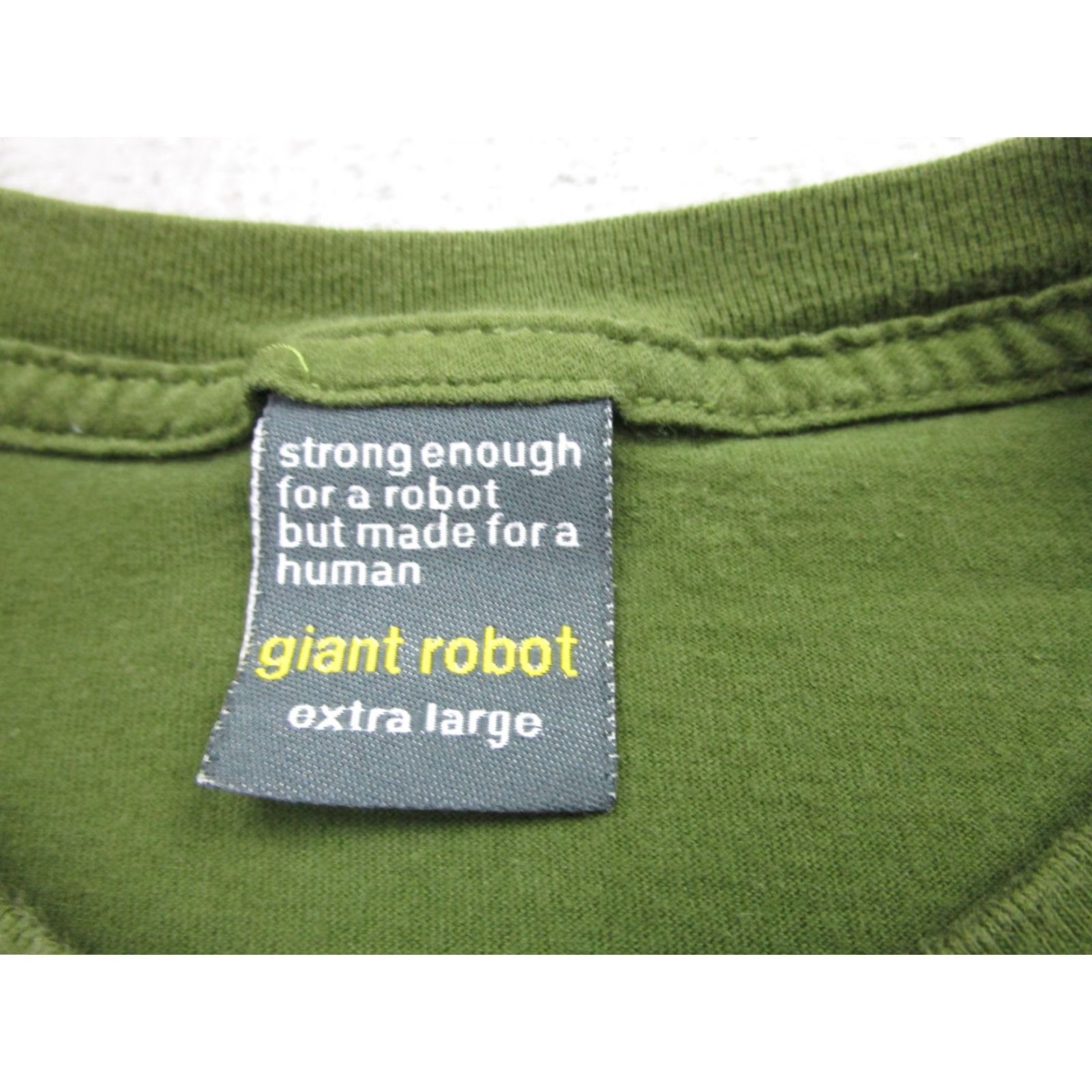 Vintage VINTAGE Giant Robot T-Shirt Men XL Green Cartoon Animals Graphic Made USA Size US XL / EU 56 / 4 - 5 Thumbnail