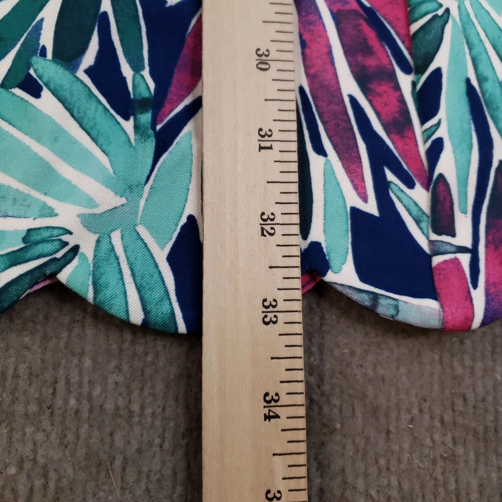 Pinko Sigrid Olsen Dress Womens Small Pink Blue Green Leaf Print Golf Tennis Pockets Size S / US 4 / IT 40 - 5 Thumbnail