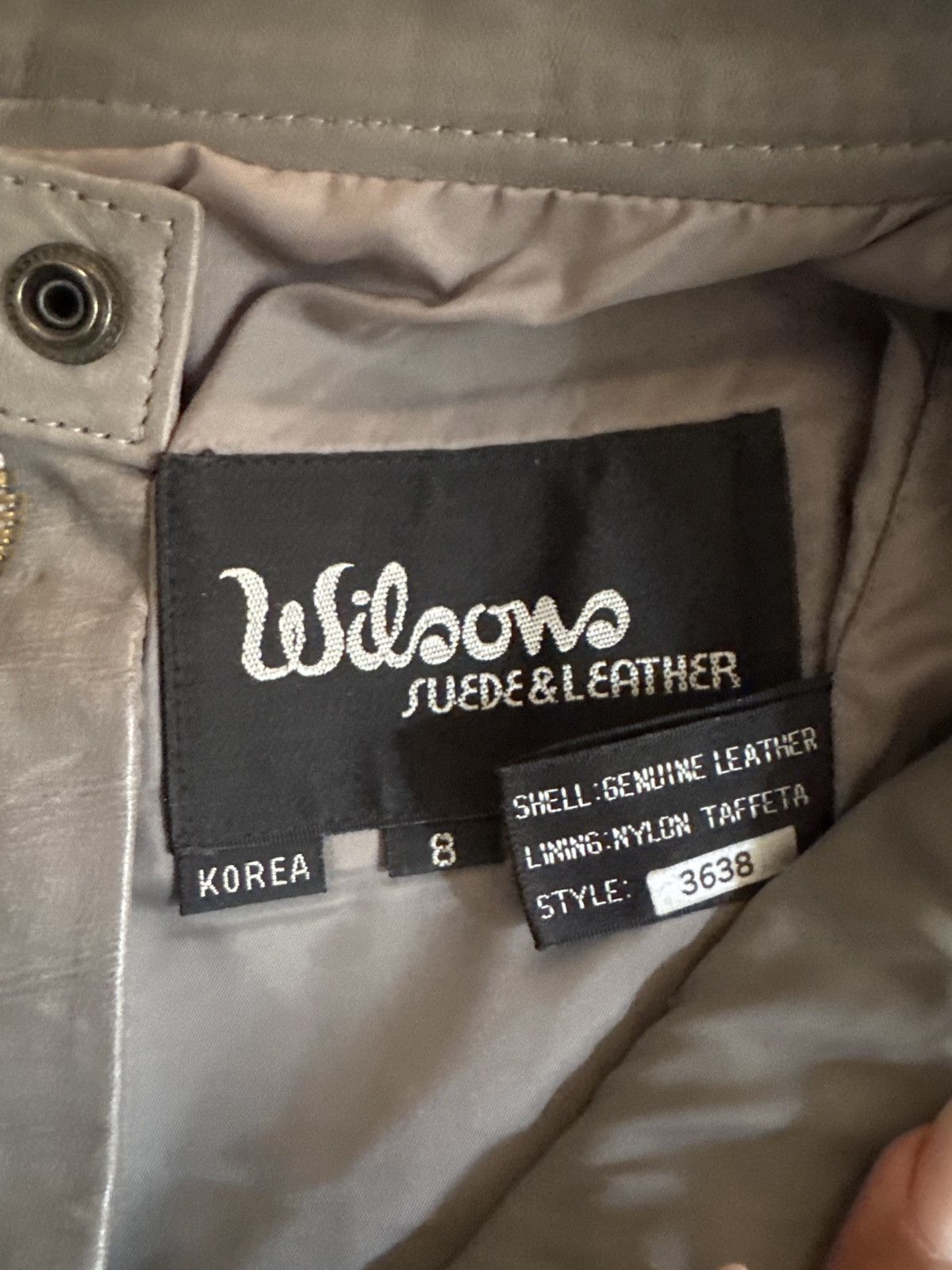 Vintage vintage Wilsons Suede & Leather pants Size 24" / US 00 / IT 34 - 4 Thumbnail