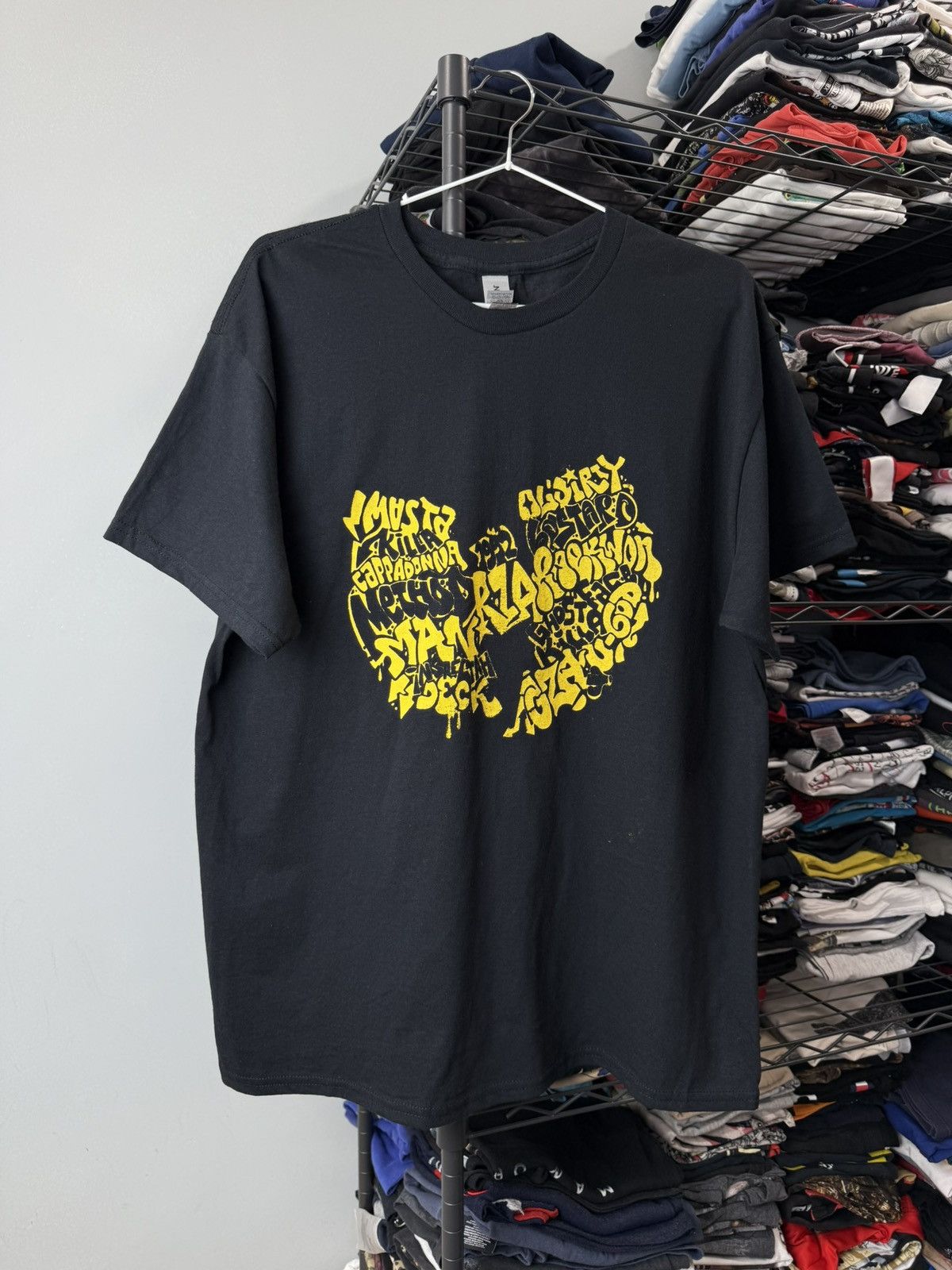 Wu-Tang Clan Wu Tang Clan T Shirt Yellow Graffiti Print Size US L / EU 52-54 / 3 - 1 Thumbnail