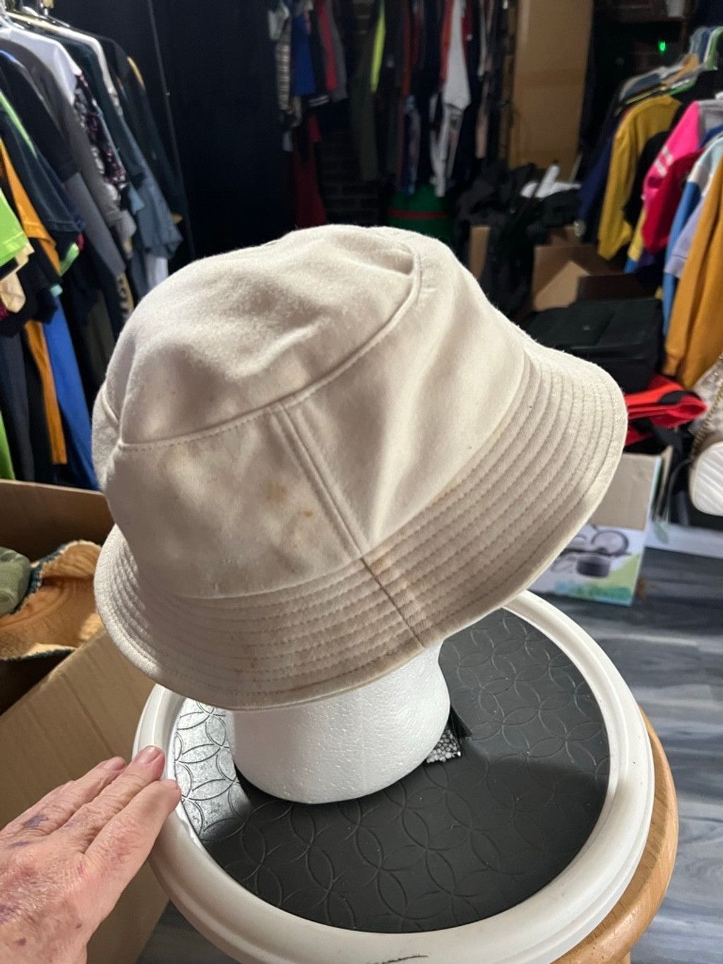 Structure Women's STRUCTURE Beige Bucket Hat One Size Size ONE SIZE - 4 Thumbnail