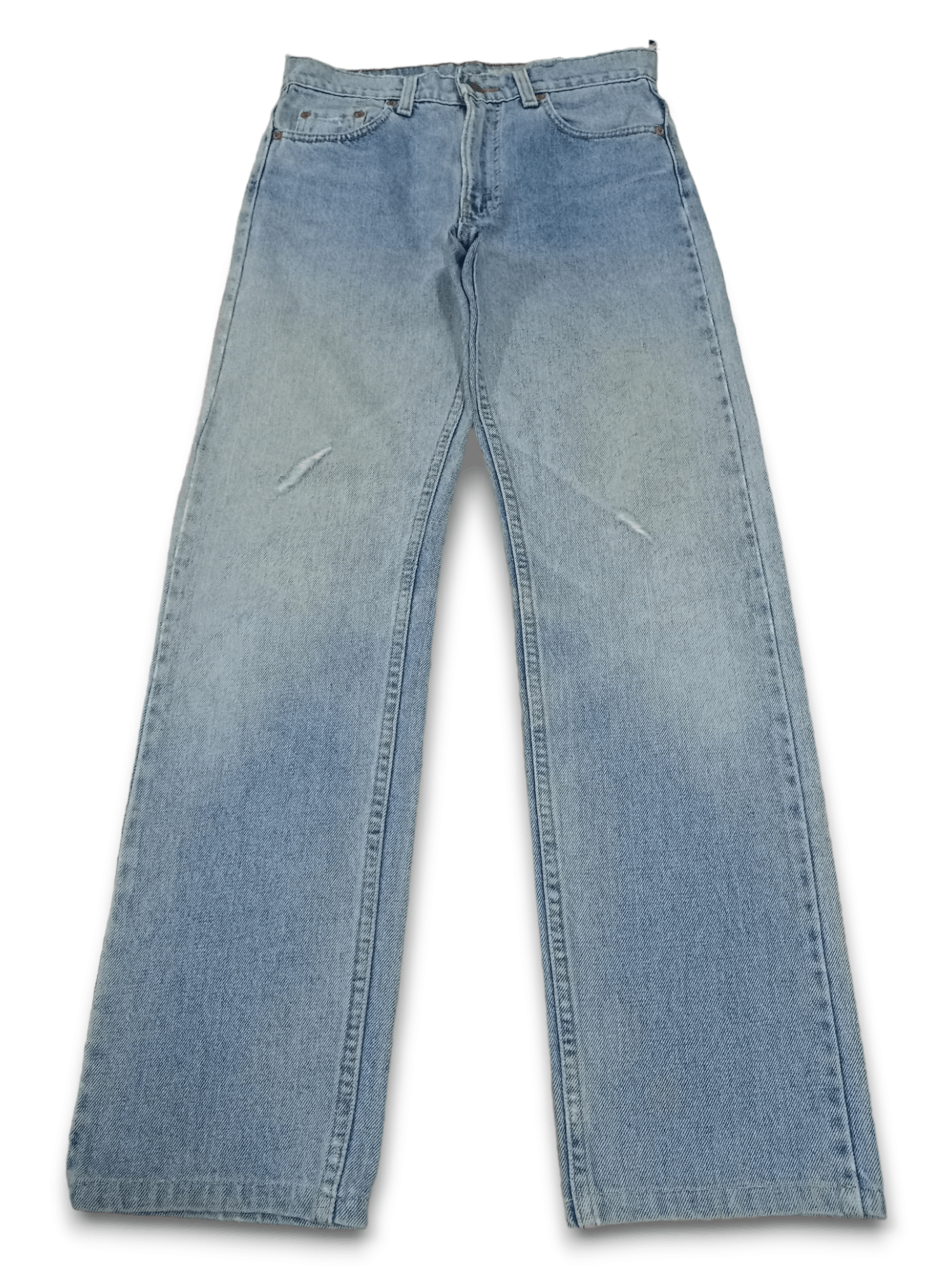 Levi's × Levi's Vintage Clothing Vintage Levis 505 Blue Wash Style Distressed Jeans 30x29 Size US 30 / EU 46 - 1 Thumbnail