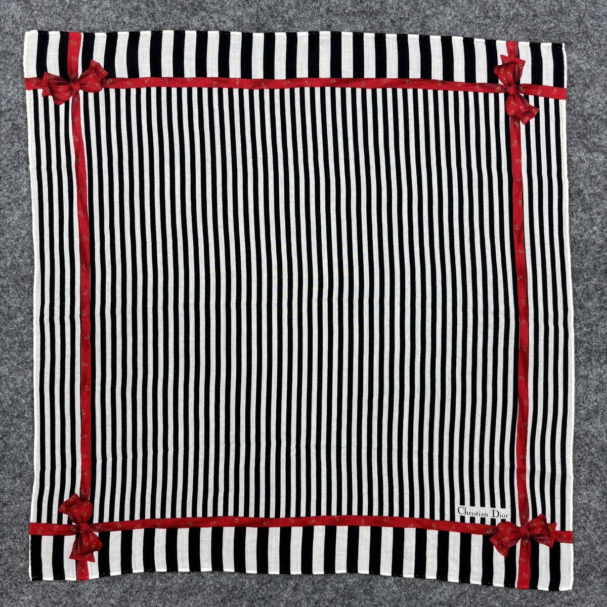 Christian Dior Monsieur × Vintage Handkerchief # E007 # Bandana # Neckerchief Size ONE SIZE - 2 Thumbnail
