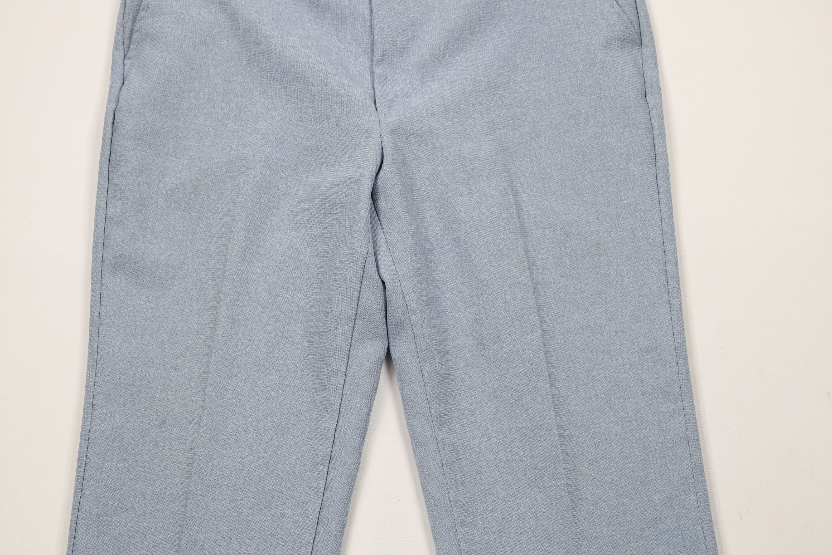 Vintage Vintage 70s Streetwear Knit Wide Leg Chino Pants USA Size US 34 / EU 50 - 3 Thumbnail