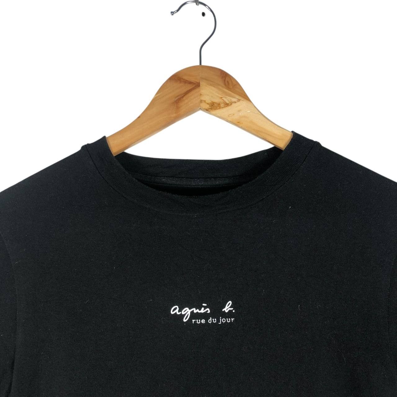 agnes b. Agnes b. Paris Black T-Shirt Size M / US 6-8 / IT 42-44 - 2 Thumbnail
