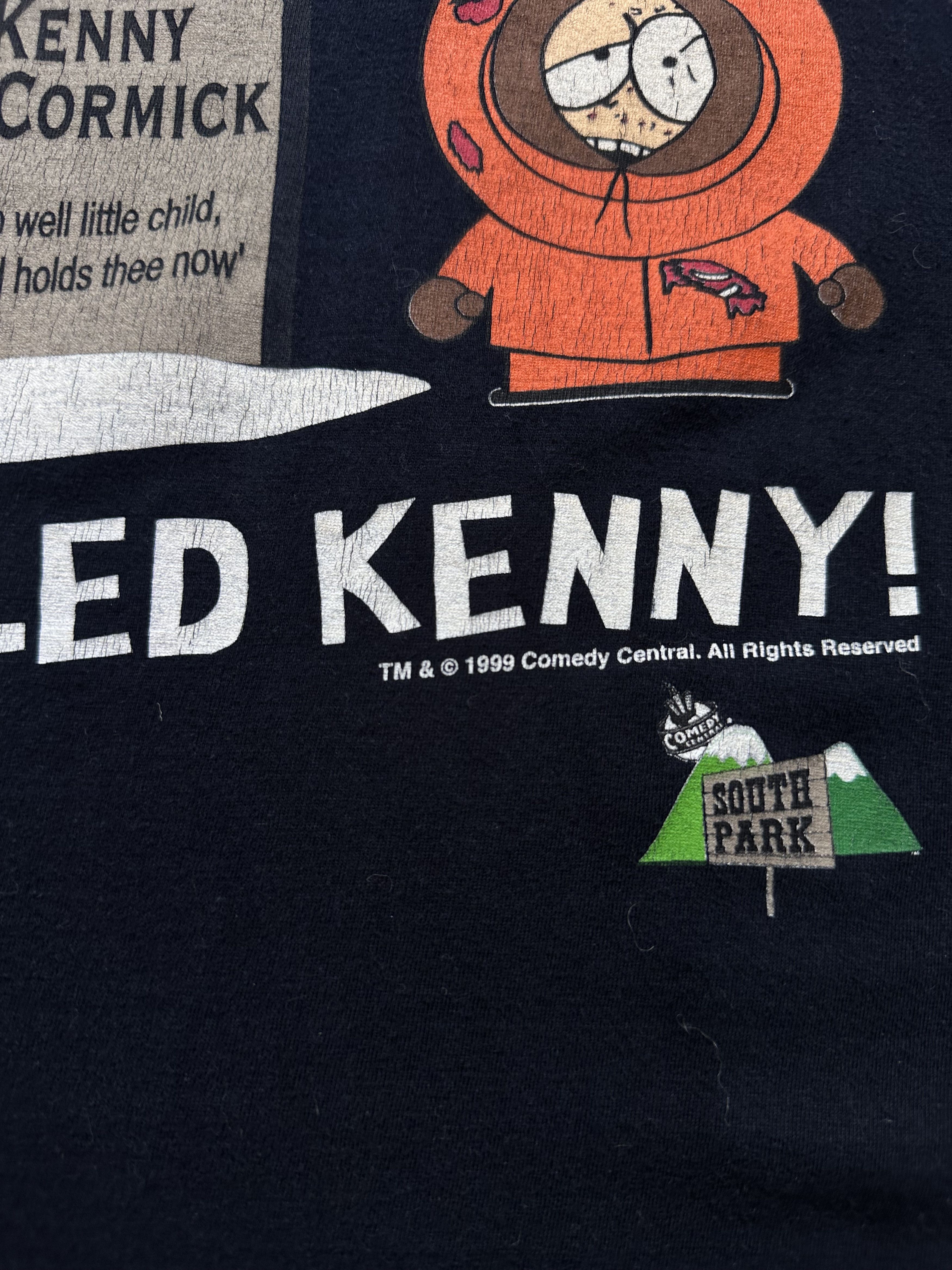Vintage South Park They Killed Kenny 1999 vintage t shirt Size US XL / EU 56 / 4 - 4 Thumbnail