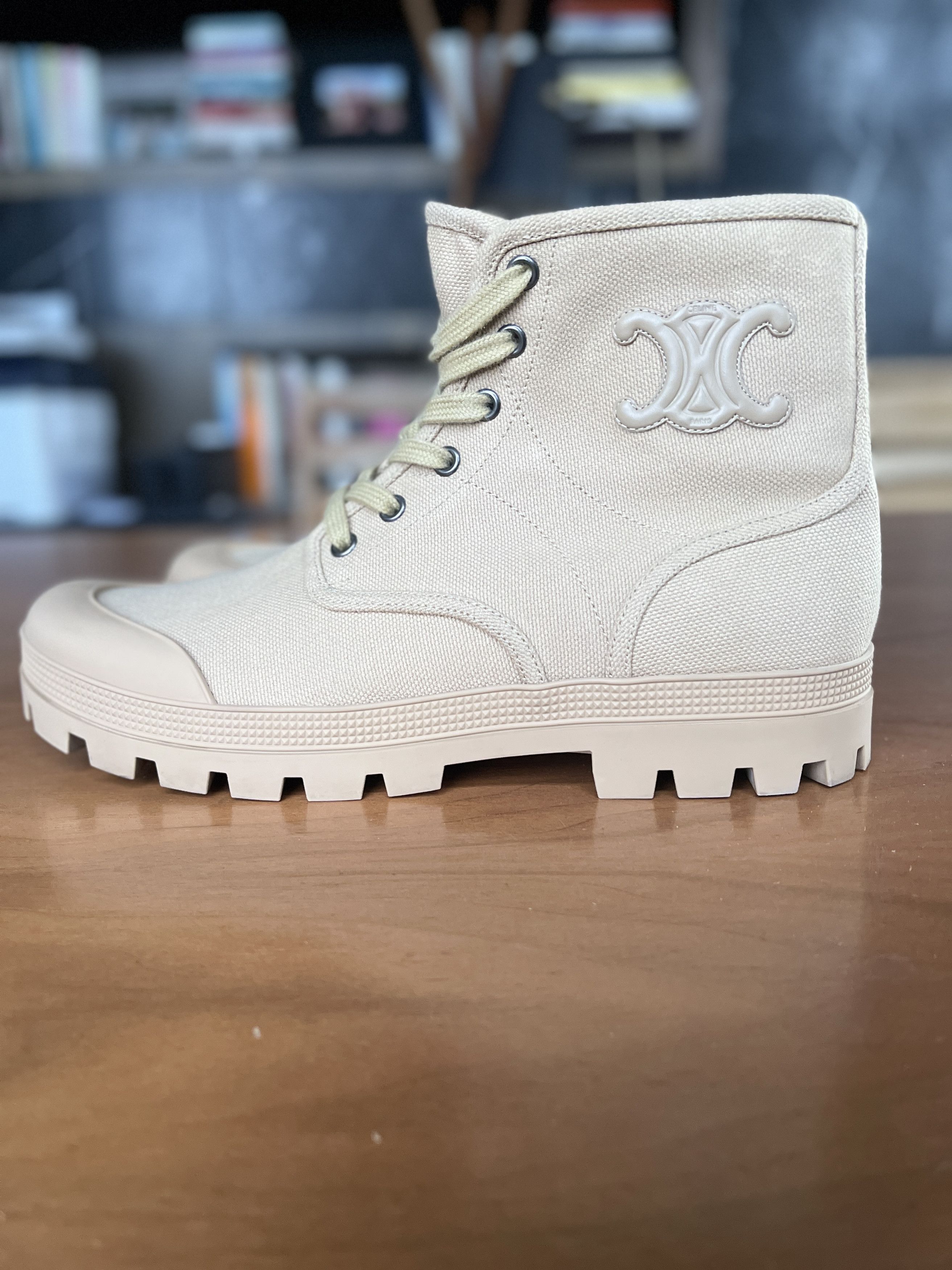 Celine Celine Patapan Boots (Triomphe Logo) 🔥 Size US 8 / EU 41 - 2 Thumbnail