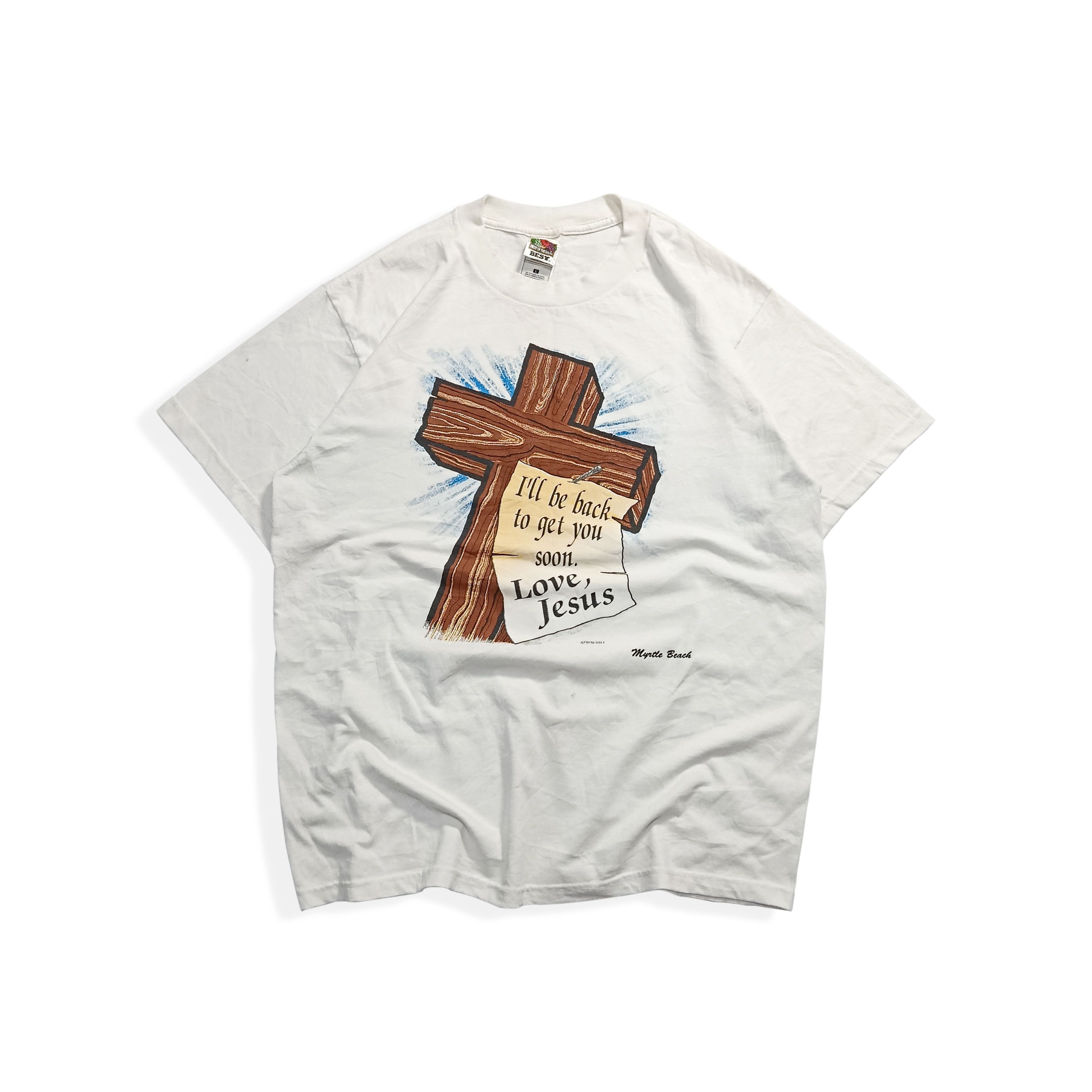 Fruit Of The Loom Fruit of the Loom Jesus Message Tee Size US L / EU 52-54 / 3 - 1 Thumbnail