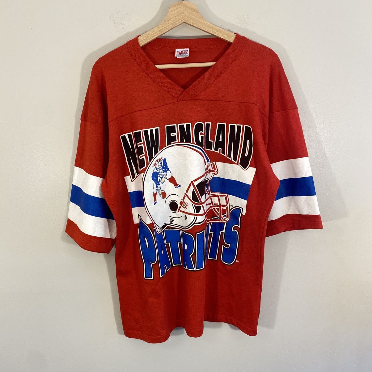 NFL Vintage New England Patriots Tee Shirt Large Size US L / EU 52-54 / 3 - 1 Thumbnail