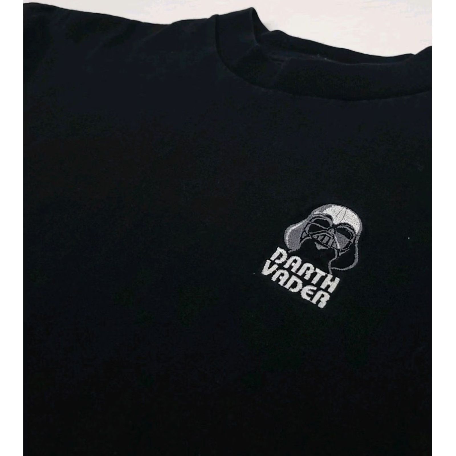 Star Wars VINTAGE Darth Vader Star Wars Embroidered T Shirt Marlin 1995 USA Film Crew Neck Short Sleeve Black XL Mens Size US XL / EU 56 / 4 - 3 Thumbnail