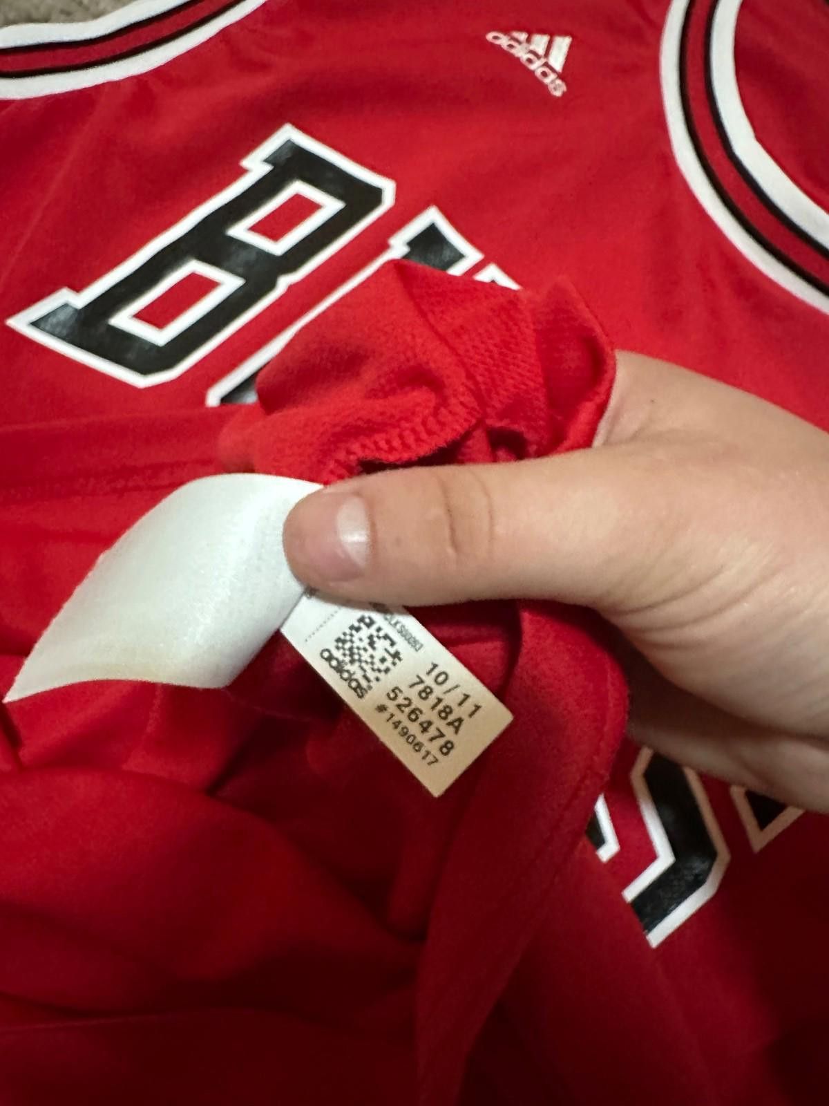 Adidas Adidas Swingman NBA Chicago Bulls Derrick Rose #1 Red Jersey Size US M / EU 48-50 / 2 - 6 Thumbnail