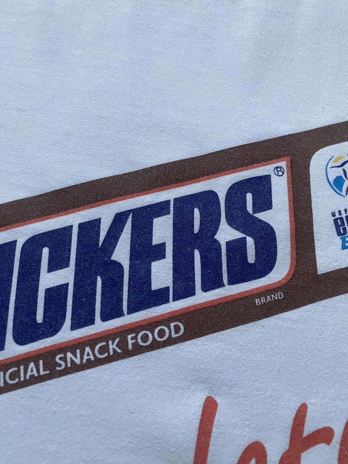 Other Rare!! WORLD CUP USA 94 t shirt big logo by SNICKERS Size US L / EU 52-54 / 3 - 10 Thumbnail
