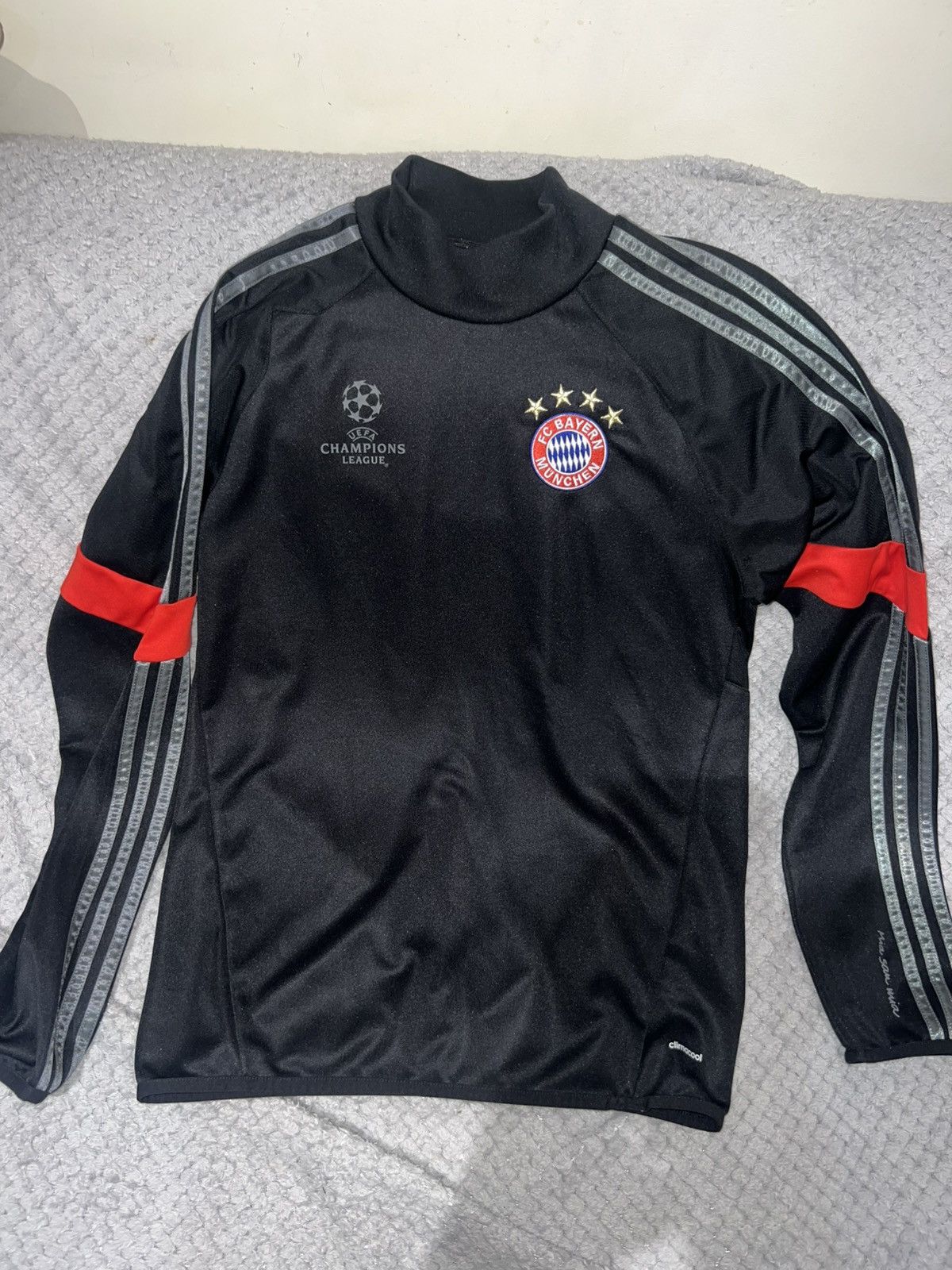 Adidas 2014-15 Bayern Munich adidas CL Training Top Size US S / EU 44-46 / 1 - 1 Thumbnail