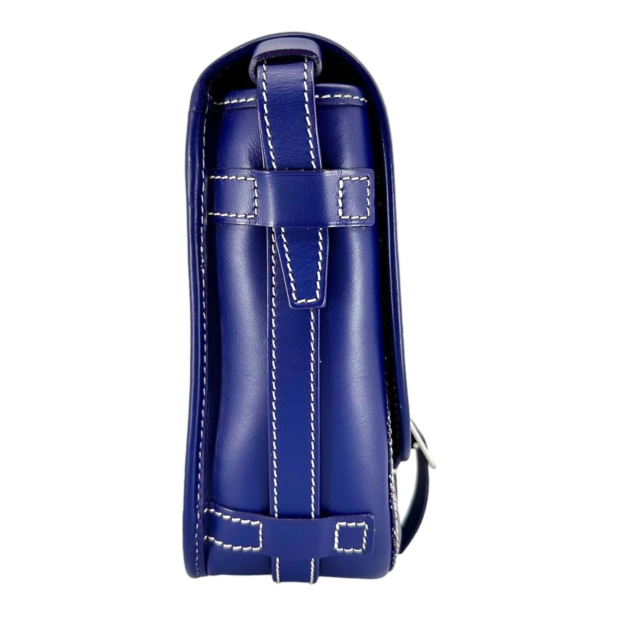 Goyard Goyard Belvedere MM Messenger Bag Navy Blue Pre-Owned Size ONE SIZE - 4 Thumbnail
