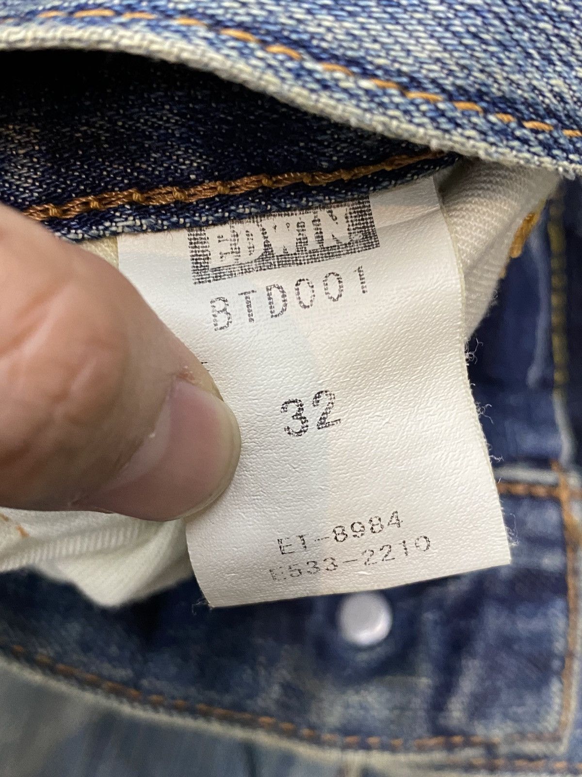 Edwin × If Six Was Nine × Japanese Brand vintage buckle back leather edwin western vintage style Size US 34 / EU 50 - 6 Thumbnail
