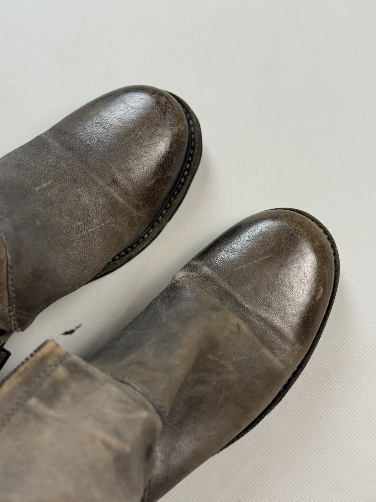 A.S.98 A.S. 98 Airstep Avant-Garde Leather Combat Boots Shoes Size US 7 / IT 37 - 25 Thumbnail