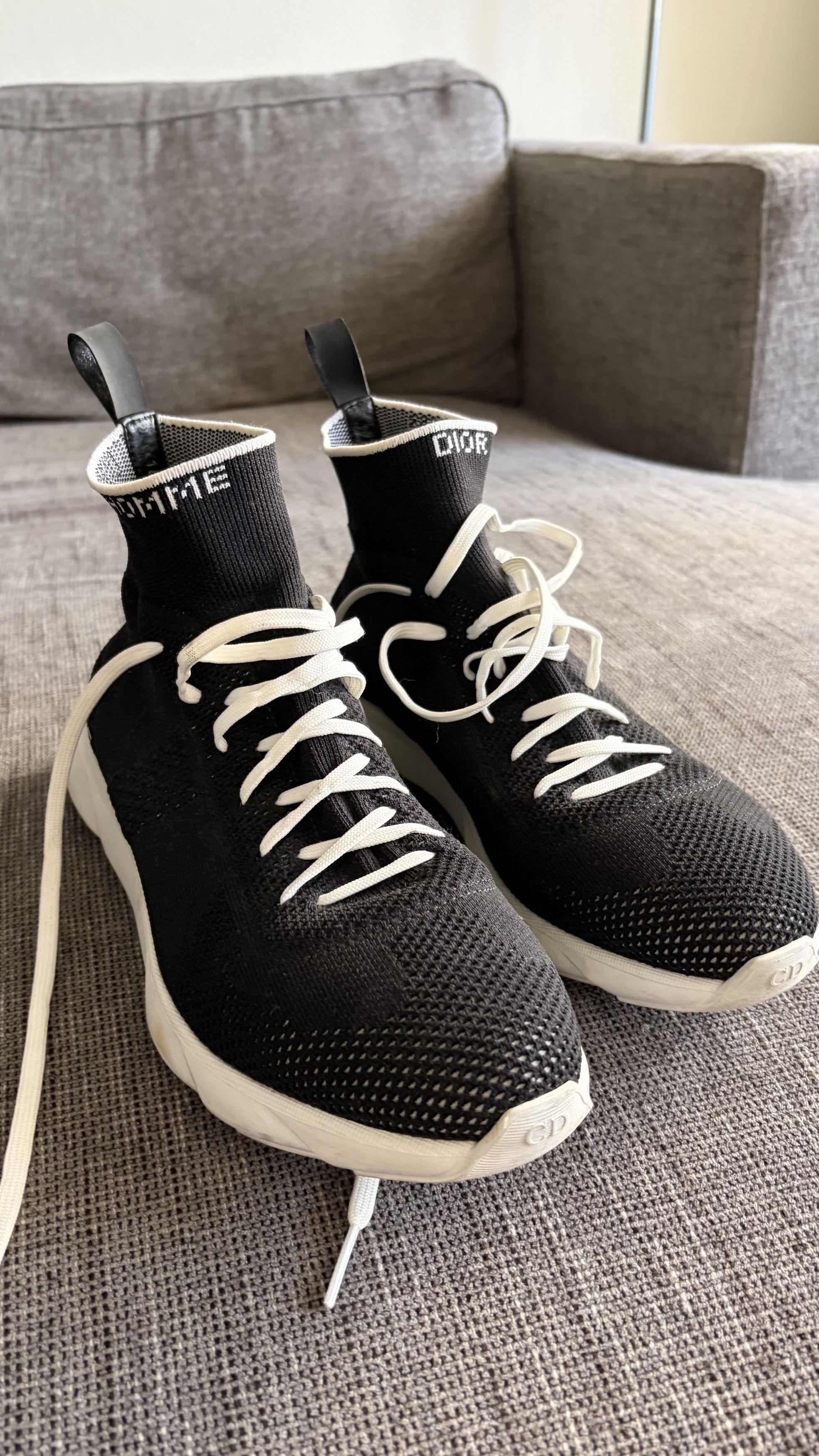 Dior × Hedi Slimane Dior Homme luster 2003AW boxing sneakers | Grailed