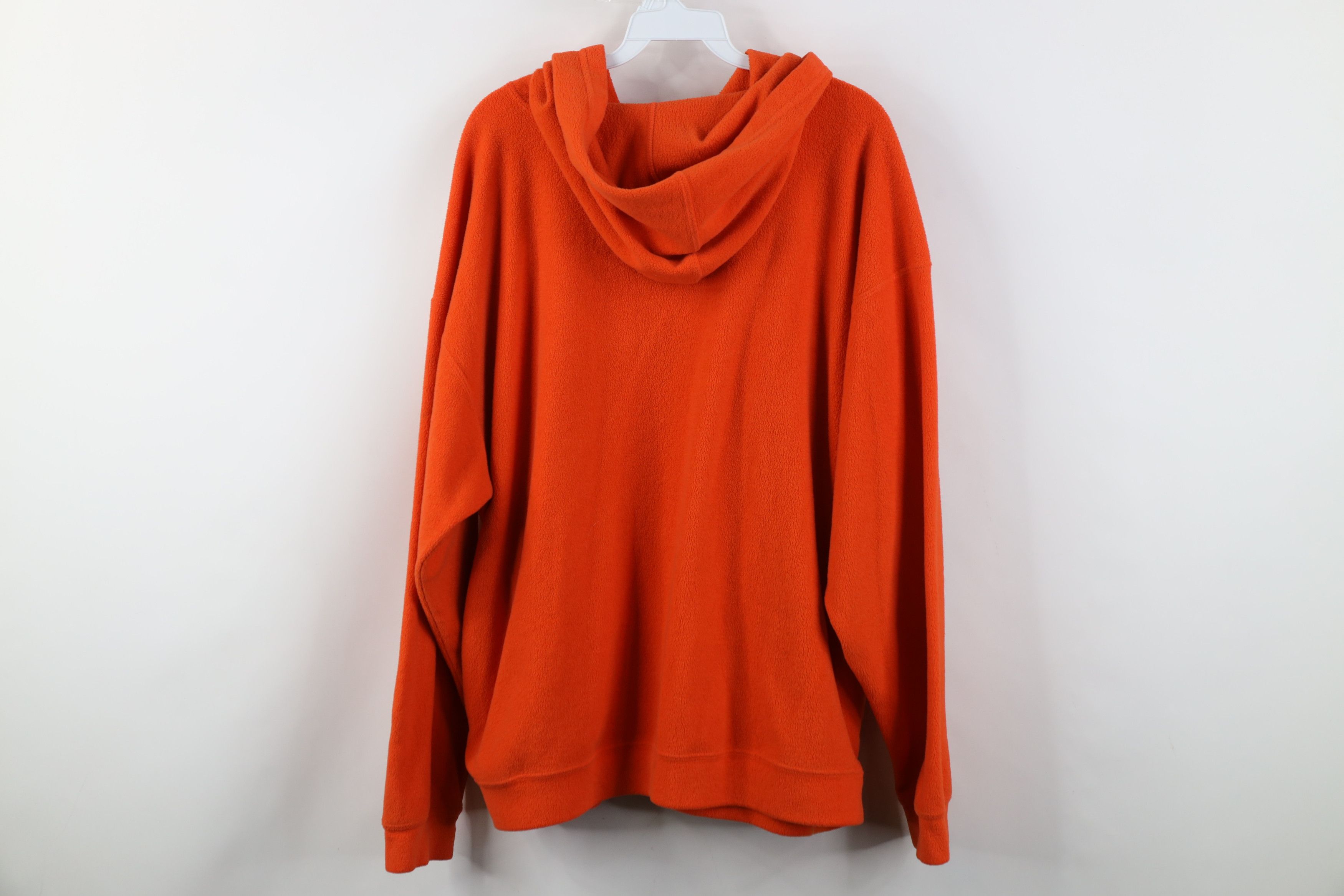 Gap Vintage 90s Gap Baggy Fit Fleece Hoodie Sweatshirt Orange Size US XL / EU 56 / 4 - 10 Thumbnail