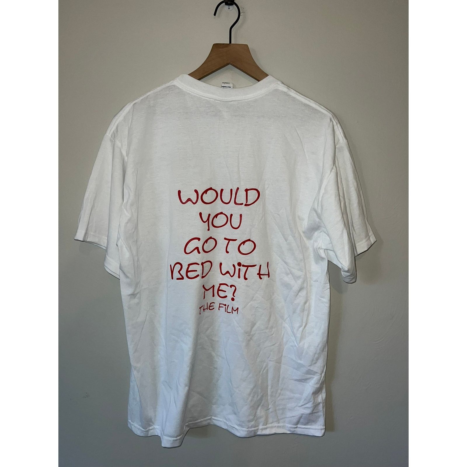 Jerzees 90s Only One Question The Film Bed With Me Shirt VTG Large Size US L / EU 52-54 / 3 - 1 Thumbnail