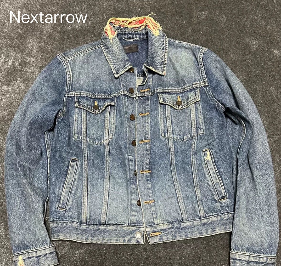 Saint Laurent Men's M Size Vintage Western Denim Jacket