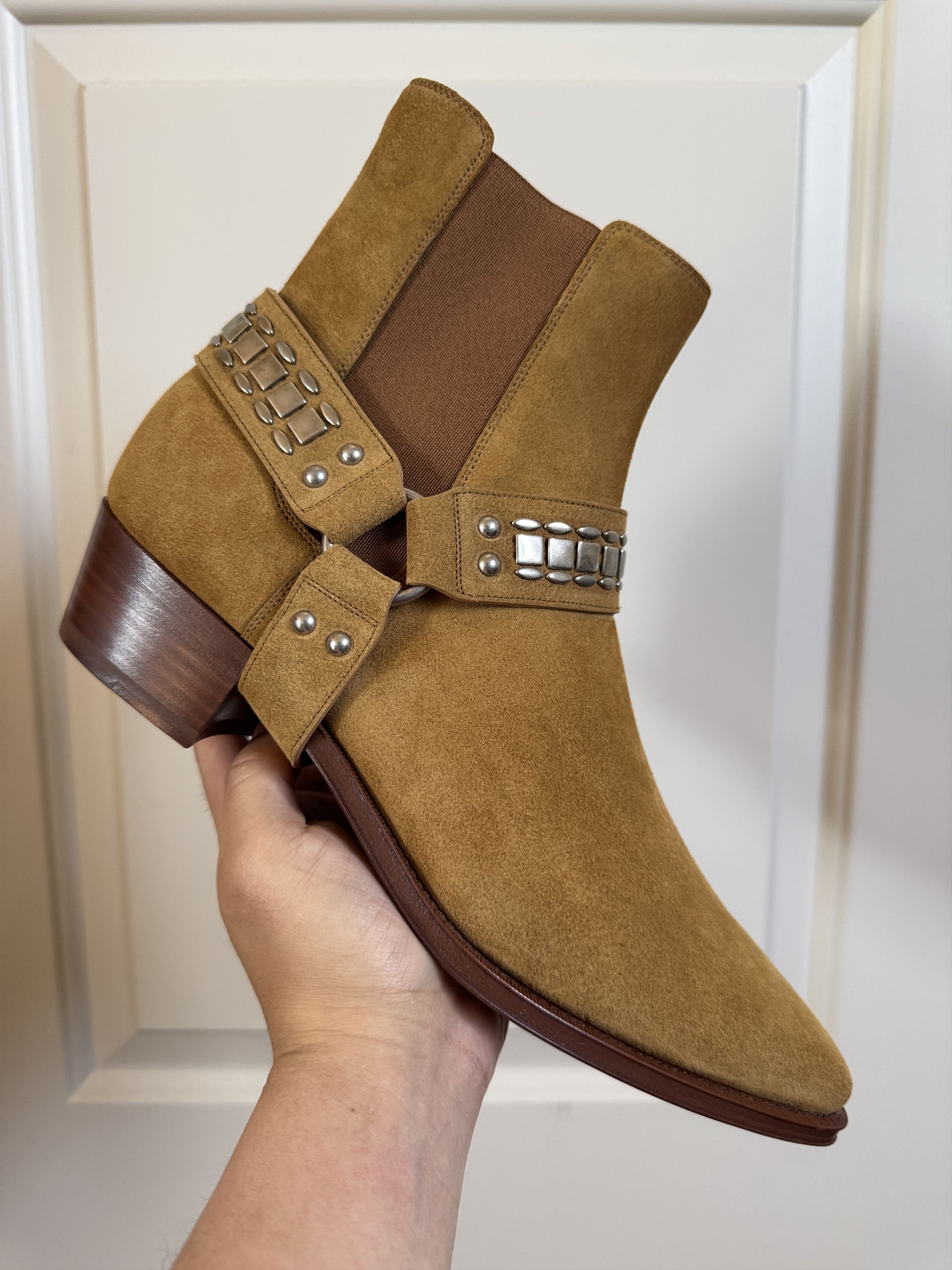 Celine × Hedi Slimane NEW - Camargue Biker Chelsea Boot 44 | Grailed