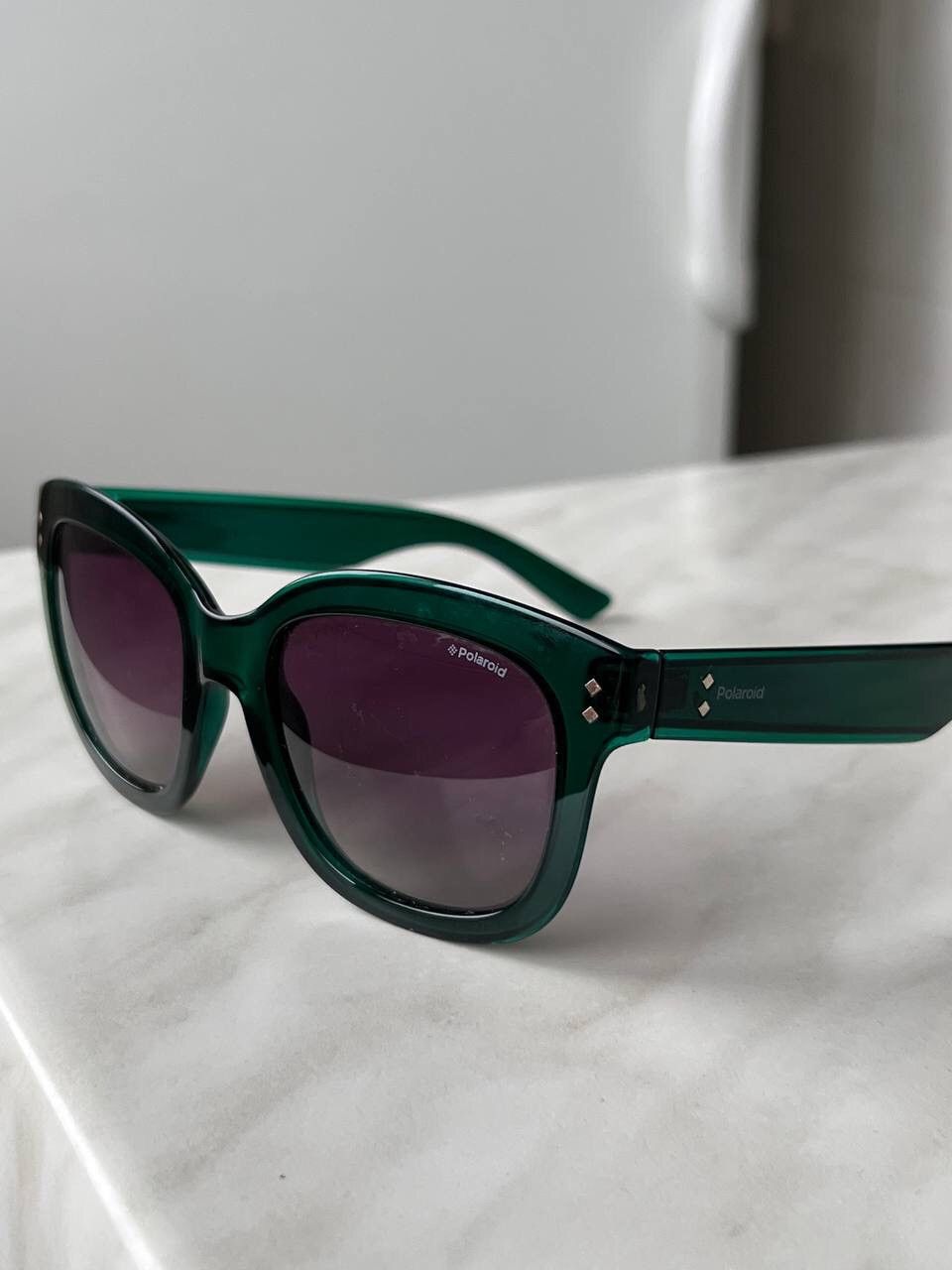 Polaroid × Vintage Vintage Polaroid Sunglasses Green Square Frame Eyewear Hype Size ONE SIZE - 3 Thumbnail