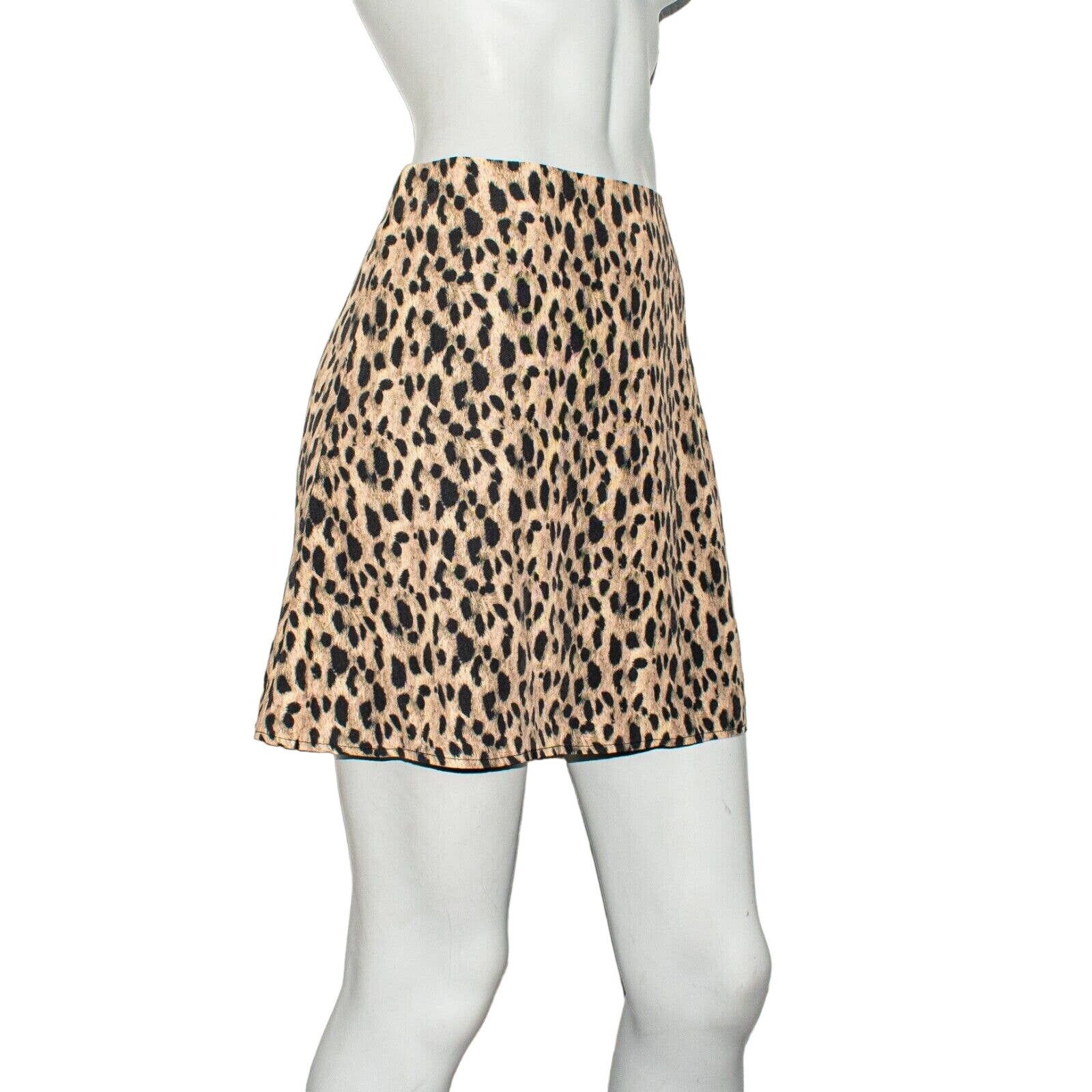 RE/DONE RE/DONE Women's Cheetah Print Slip Skirt Size Small Size 26" / US 2 / IT 38 - 4 Thumbnail