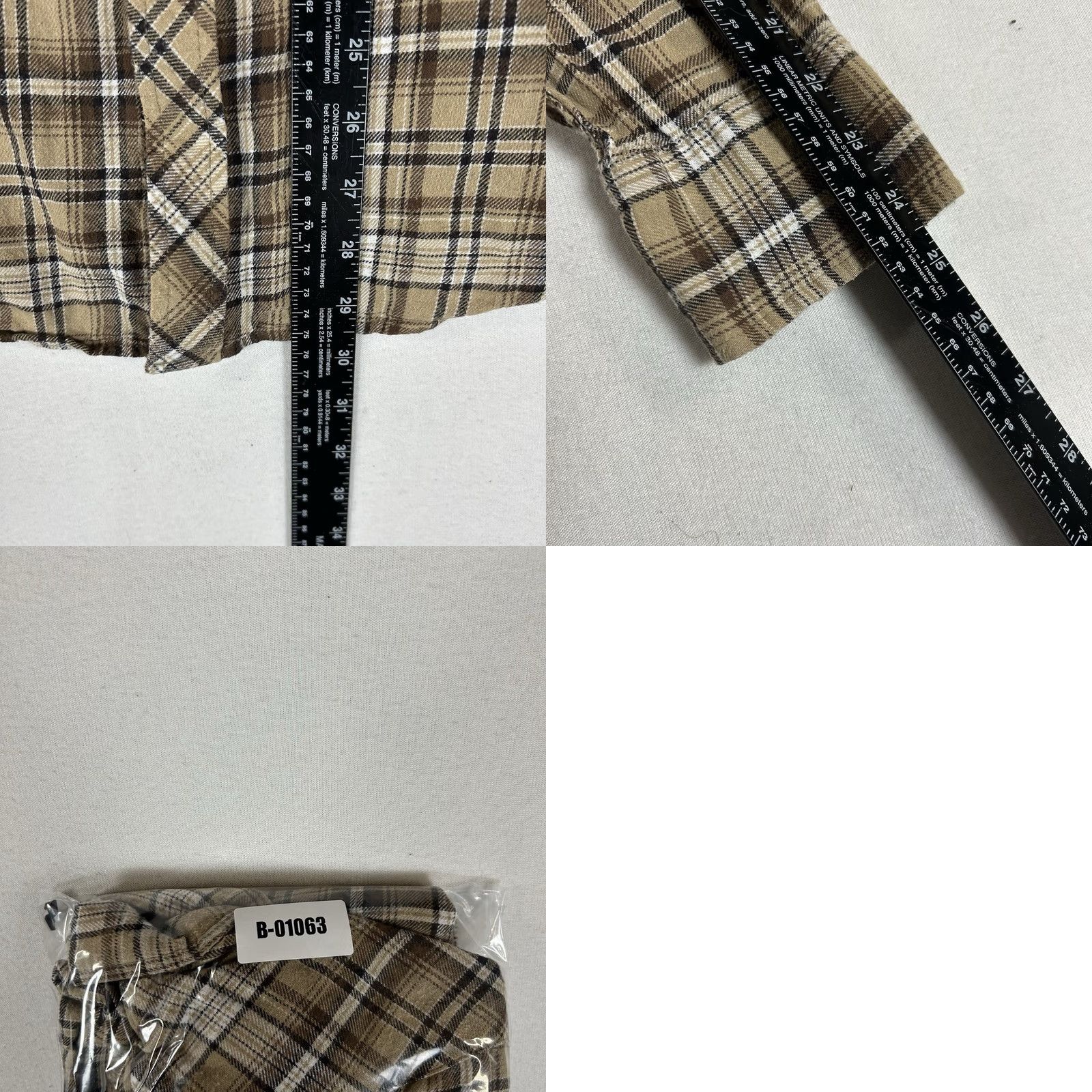Wrangler VINTAGE Wrangler Wrancher Western Shirt Mens XL Long Sleeve Brown Plaid Pearl Snap Top Size US XL / EU 56 / 4 - 8 Thumbnail