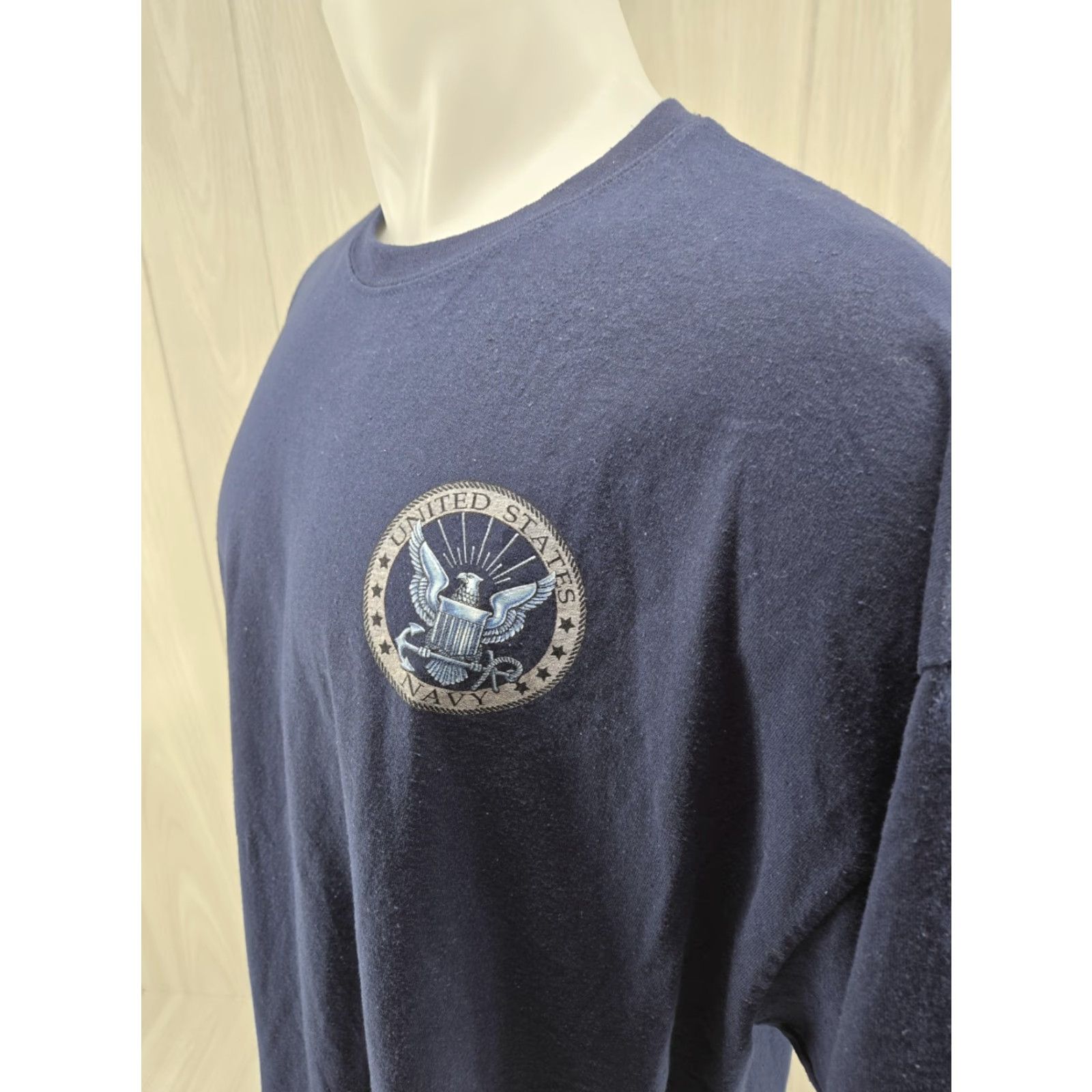 Gildan US Navy USN Honor Courage Committment BLUE Adult T-shirt 2XL Navy Boy? Size US XXL / EU 58 / 5 - 5 Thumbnail