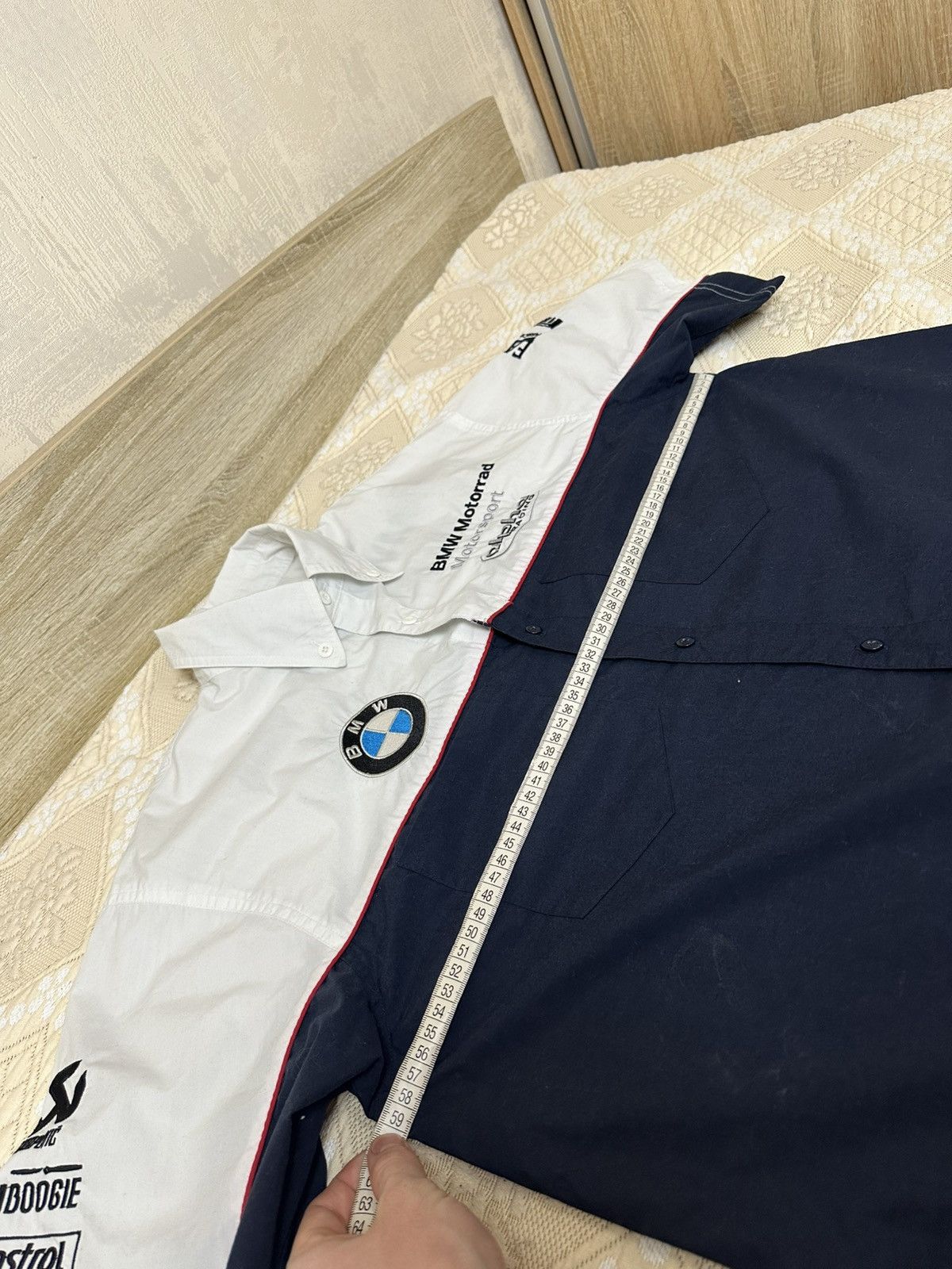 BMW 🔥 Vintage BMW Motorrad Motorsport Alpha Racing Shirt F1 Size US XL / EU 56 / 4 - 8 Thumbnail