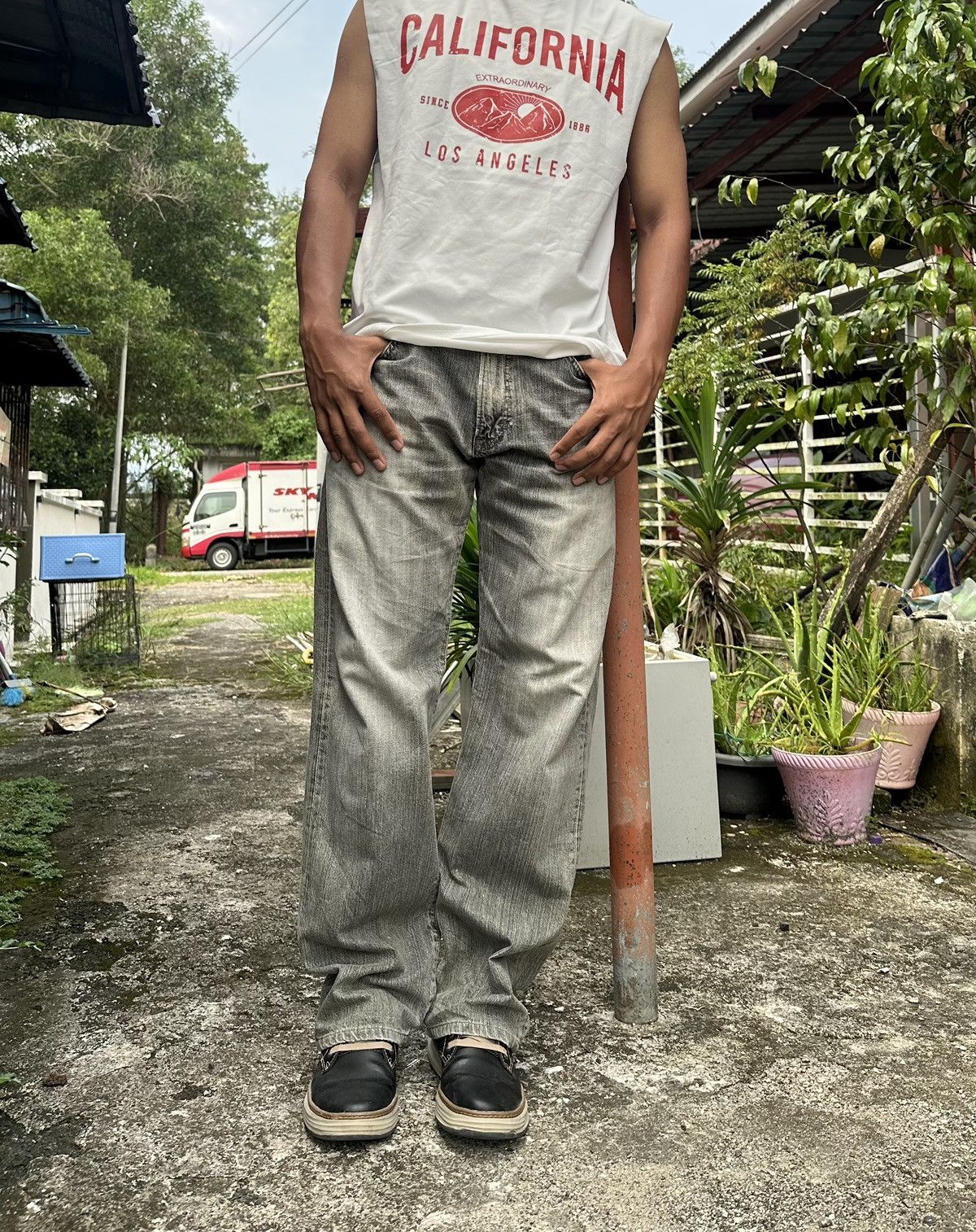 Edwin 👹Vintage Edwin 503s Washed Baggy Jeans Size US 30 / EU 46 - 1 Thumbnail