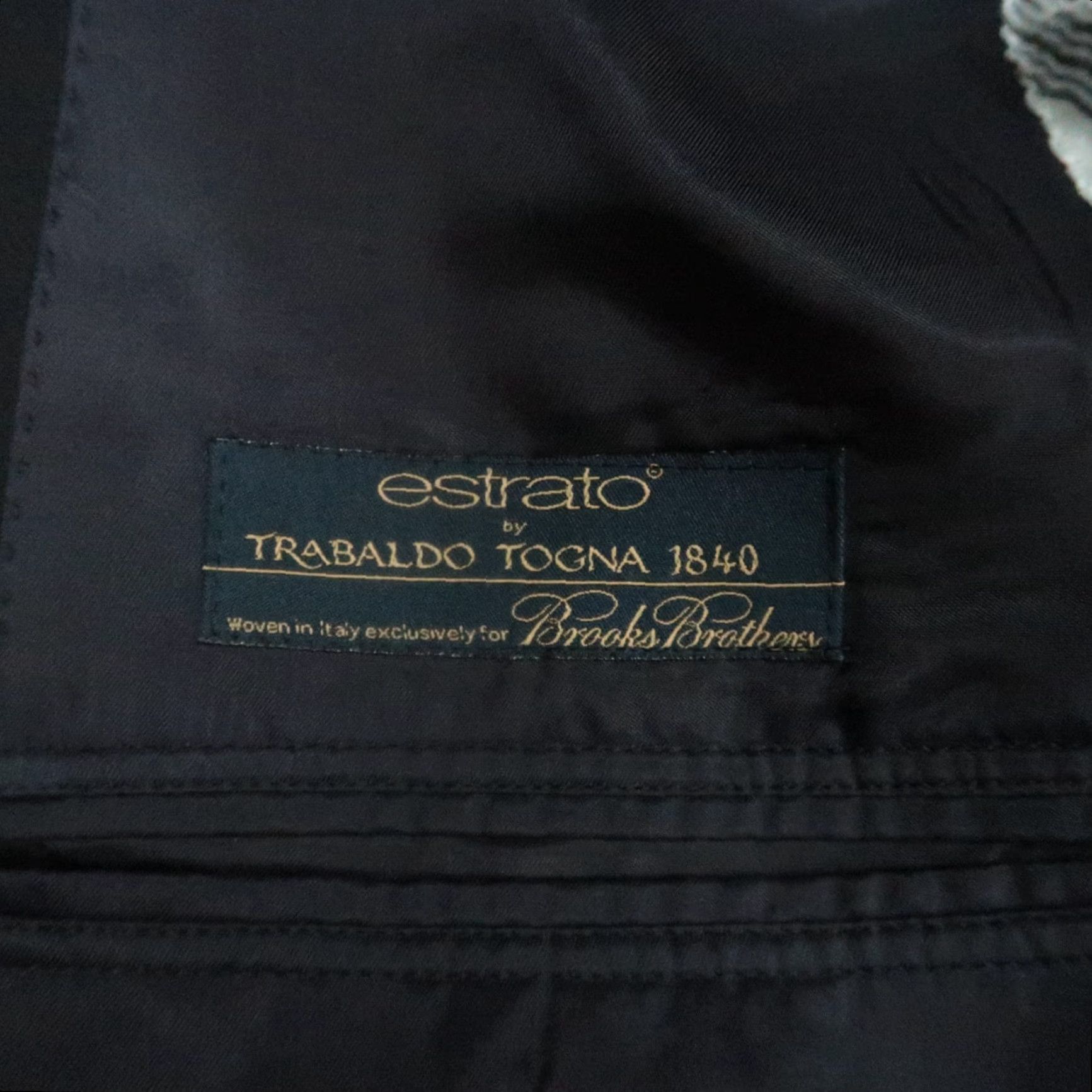 Brooks Brothers Brooks Brothers Blazer Men 44L Wool Blue 1818 Madison Estrato Single-Breasted Two-Button Notch Lapel Jacket Premium Suit Coat 2 Piece Regular Size 44R - 5 Thumbnail
