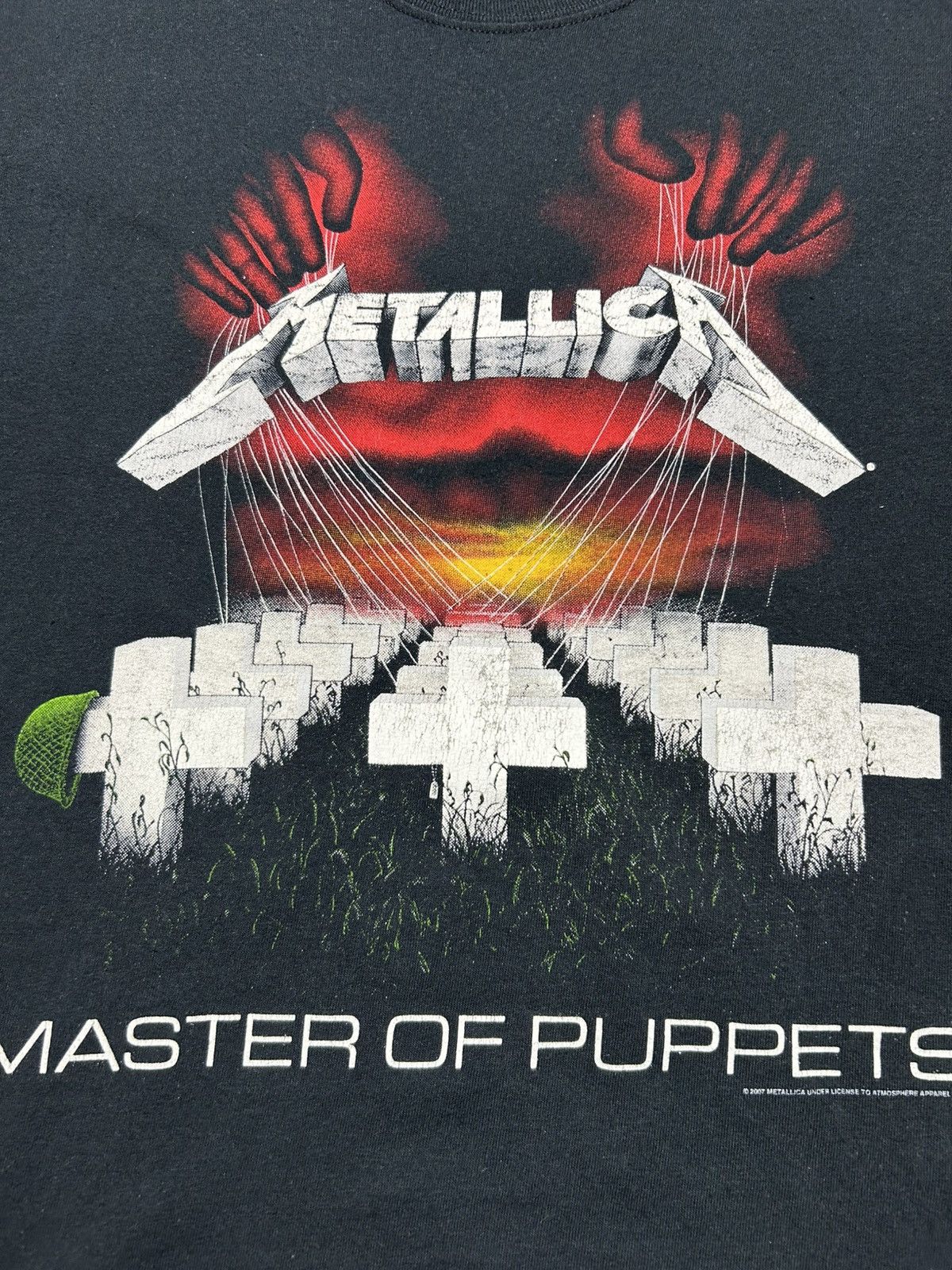 Band Tees Vintage Metallica Master Of Puppets 2007 Tour T-Shirt Size US S / EU 44-46 / 1 - 6 Thumbnail