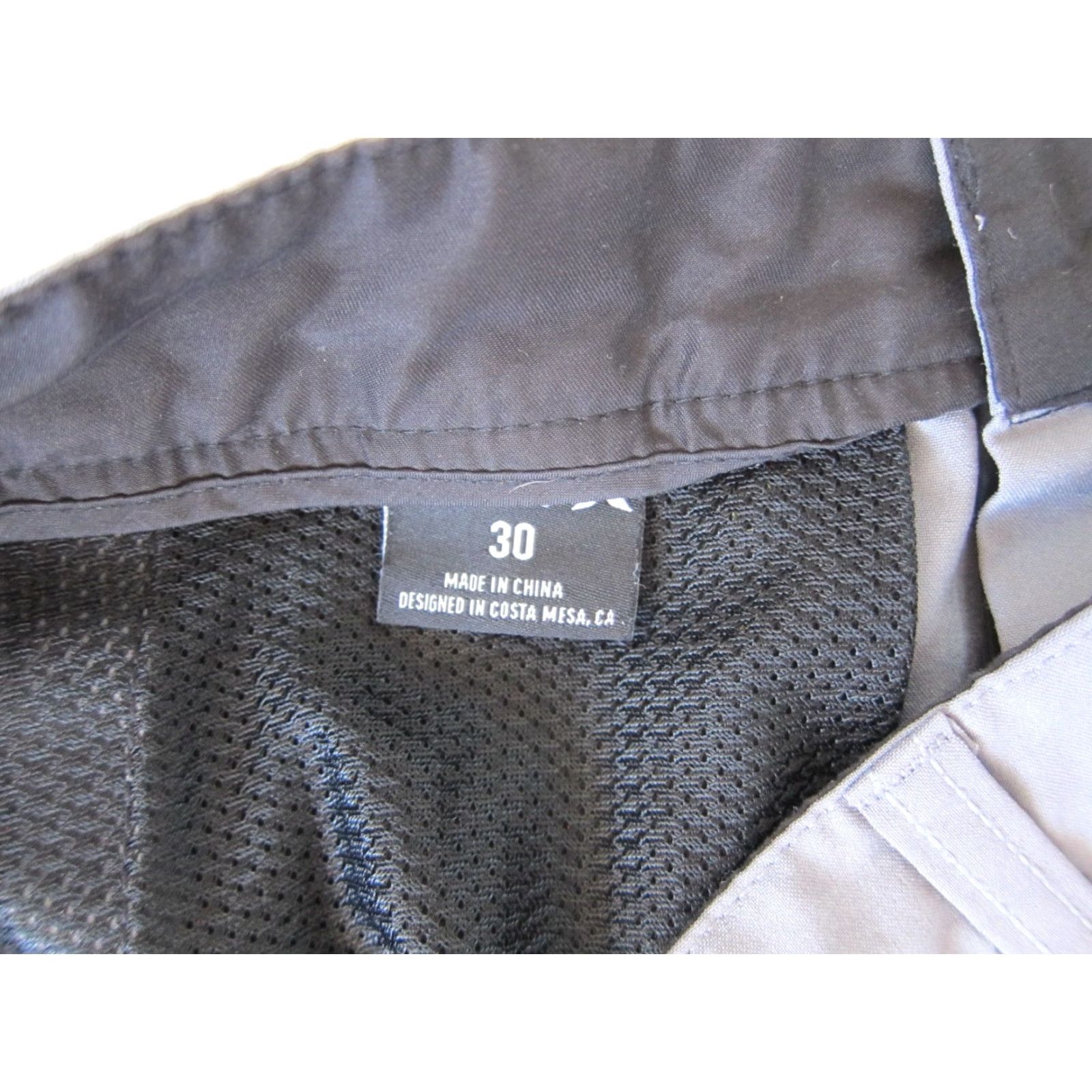 Hurley Hurley Grey Stretch Active Hike Surf Lightweight Chino Short Men 30 Size US 30 / EU 46 - 4 Thumbnail