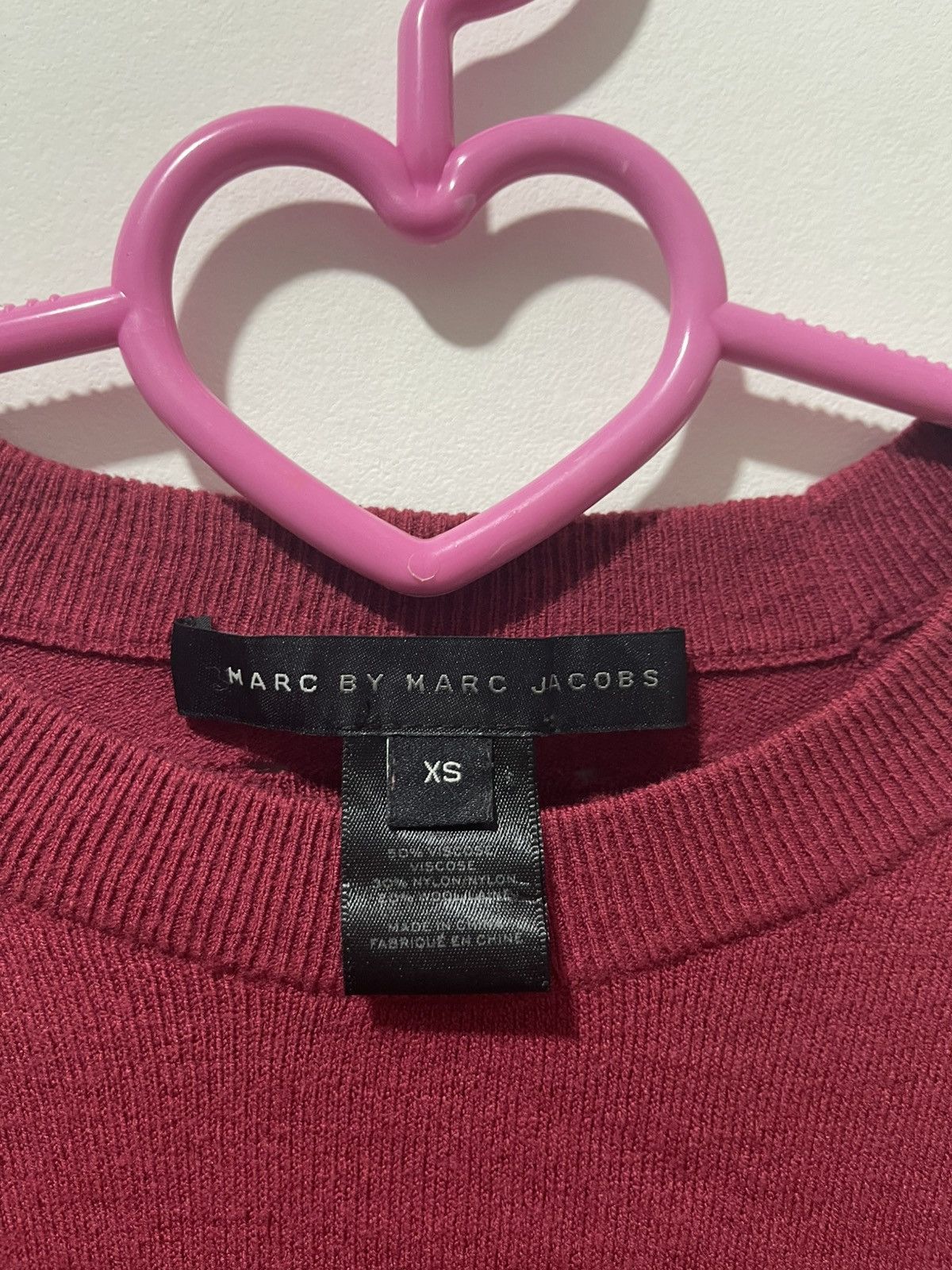 Marc by Marc Jacobs Rare MARC BY MARC JACOBS Red Sweatshirt Size XS / US 0-2 / IT 36-38 - 8 Thumbnail