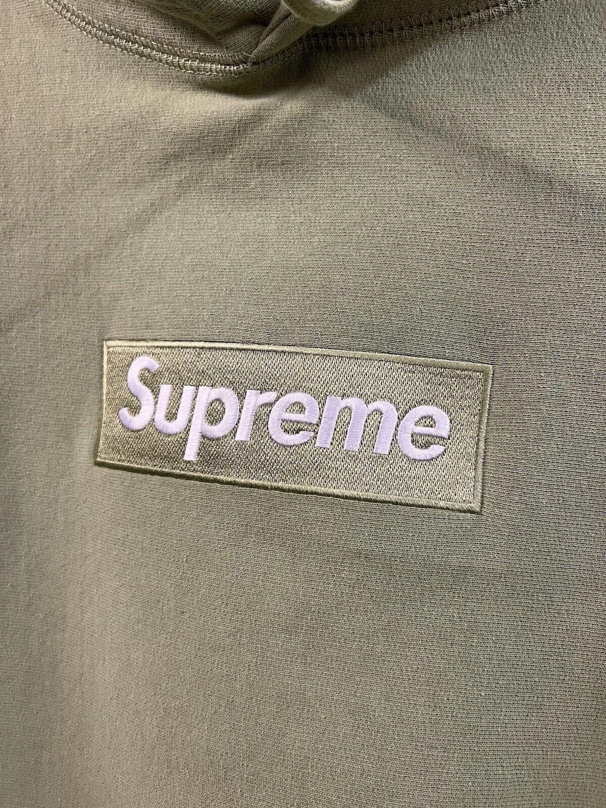 Supreme FW16 SUPREME BOX LOGO HOODED SWEATSHIRT HOODIE SAGE M Size US M / EU 48-50 / 2 - 3 Thumbnail
