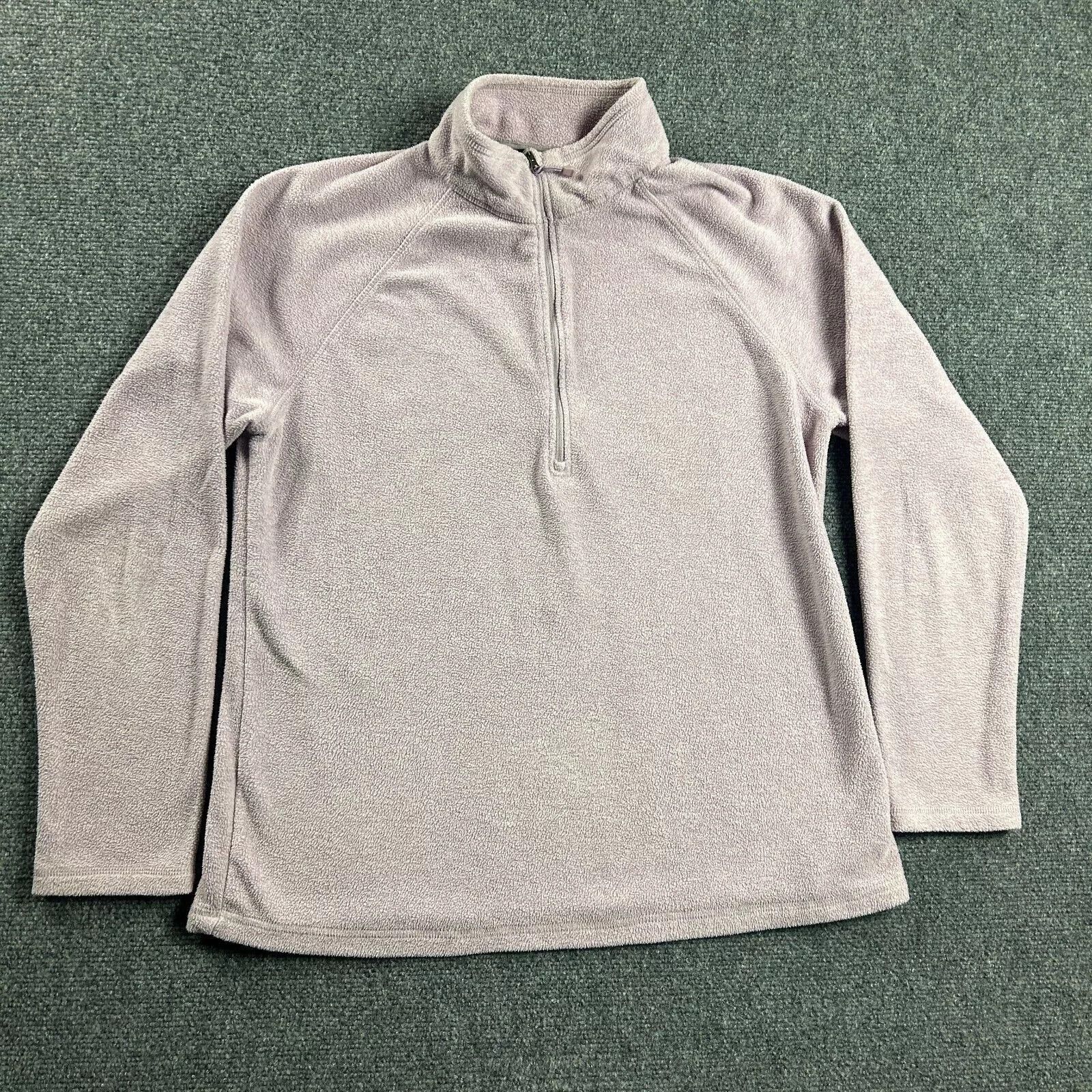 Eddie Bauer Eddie Bauer 1/4 Zip Pullover Womens Large Fleece Mock Neck Size L / US 10 / IT 46 - 1 Thumbnail