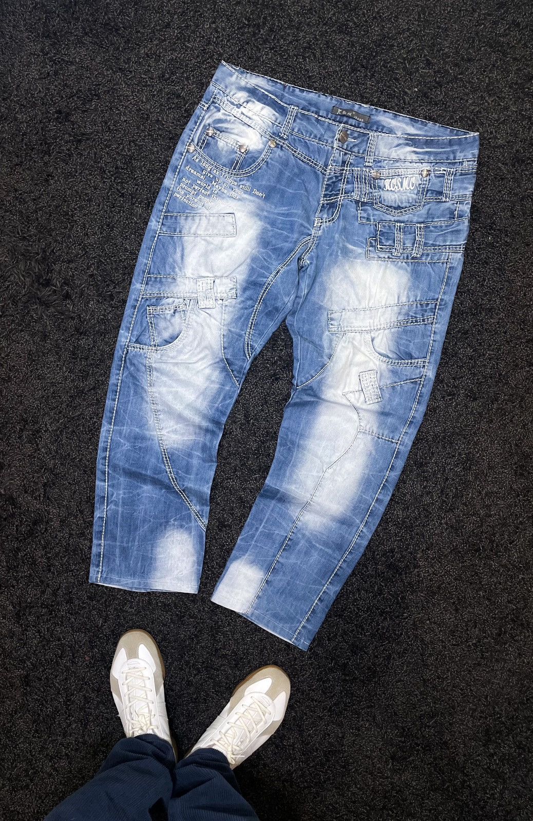 Rap Tees Kosmo Lupo Multipocket Jeans Avant Garde Rap Hip-Hop Y2K Size US 36 / EU 52 - 1 Thumbnail