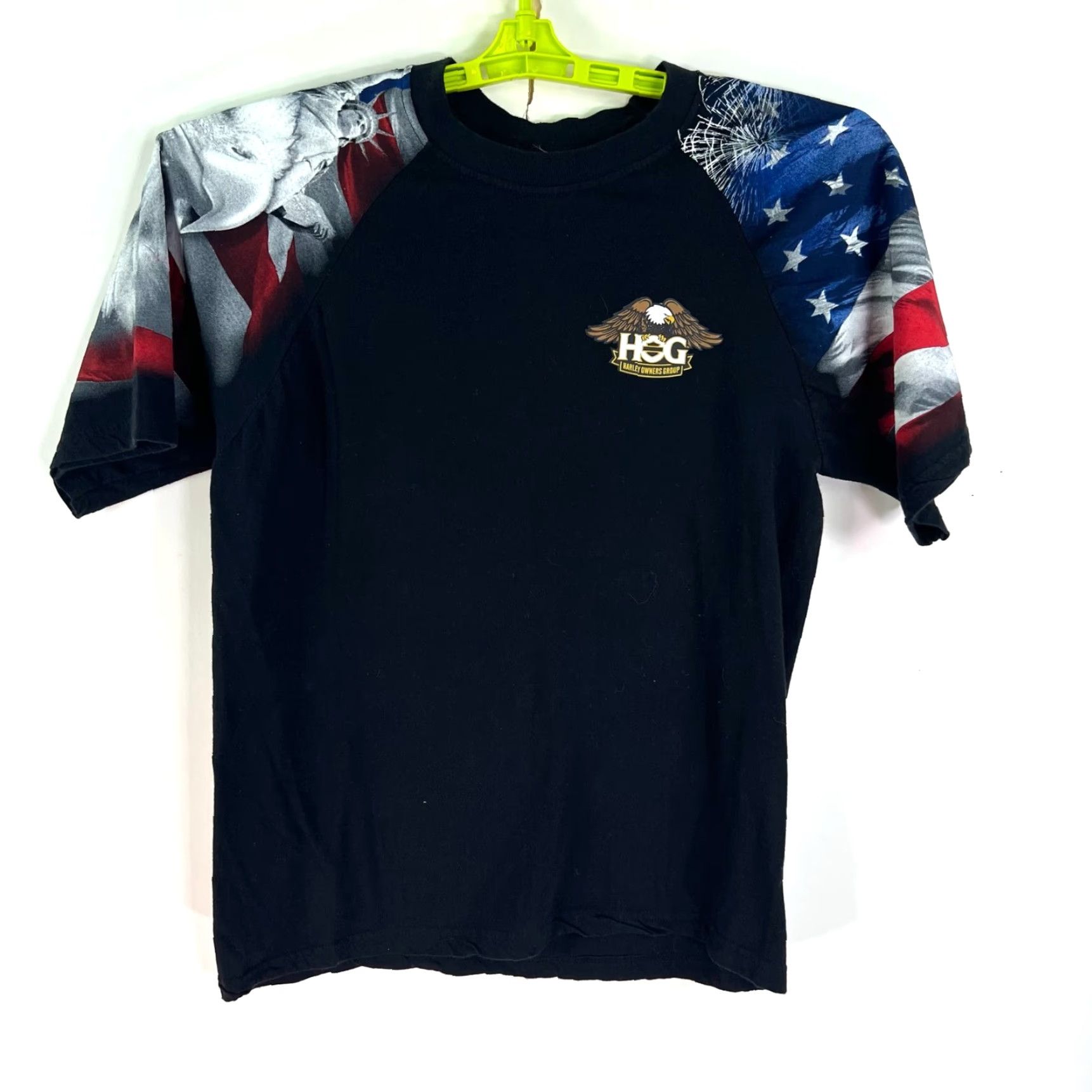 Harley Davidson Harley-Davidson HOG Ocala FL Biker T-Shirt Mens Size M Black Graphic 90s Size US M / EU 48-50 / 2 - 2 Thumbnail
