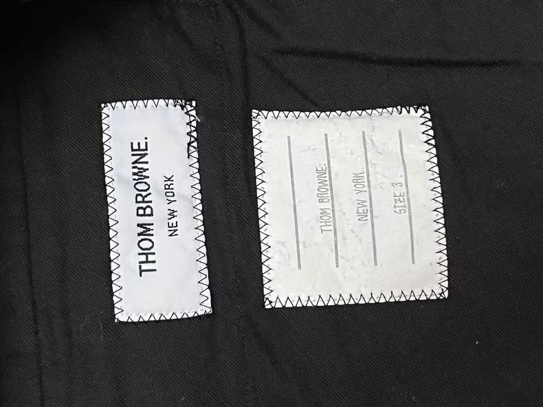 Thom Browne Thom browne Size 3 Webbing wool trousers 2504-Nextarrow Size US 30 / EU 46 - 4 Thumbnail