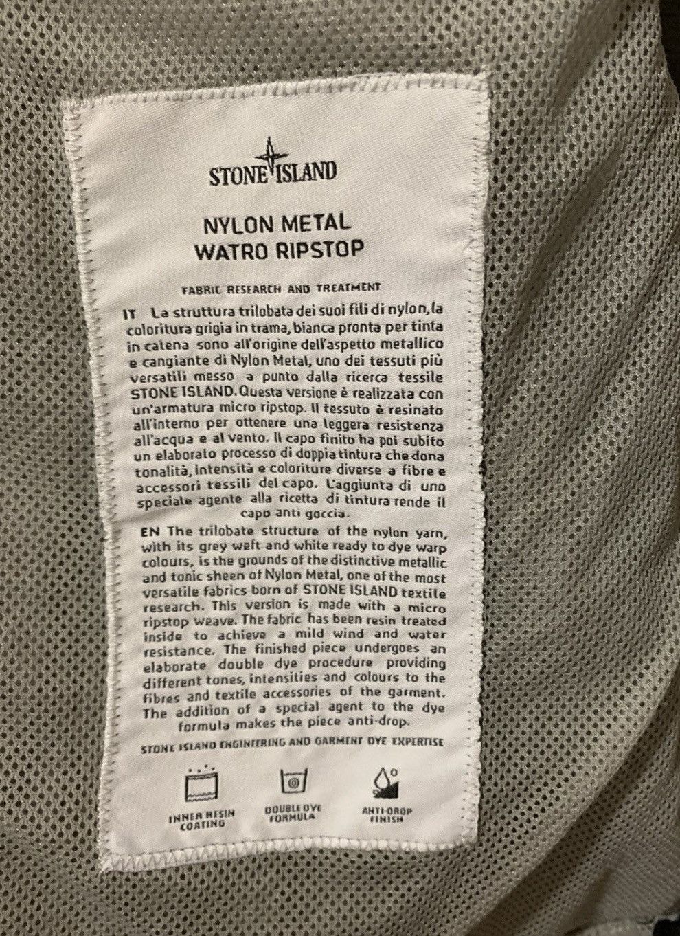Stone Island Stone Island Nylon metal Watro Ripstop jacket size M Size US M / EU 48-50 / 2 - 4 Thumbnail